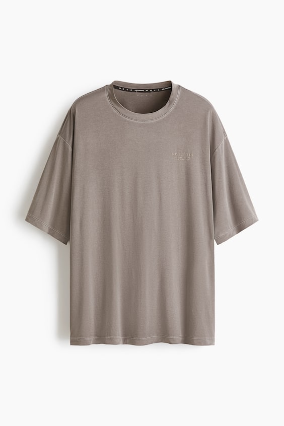 Мужские футболки H&M Loose-Fit Boxy Sports T-Shirt with DryMove™
