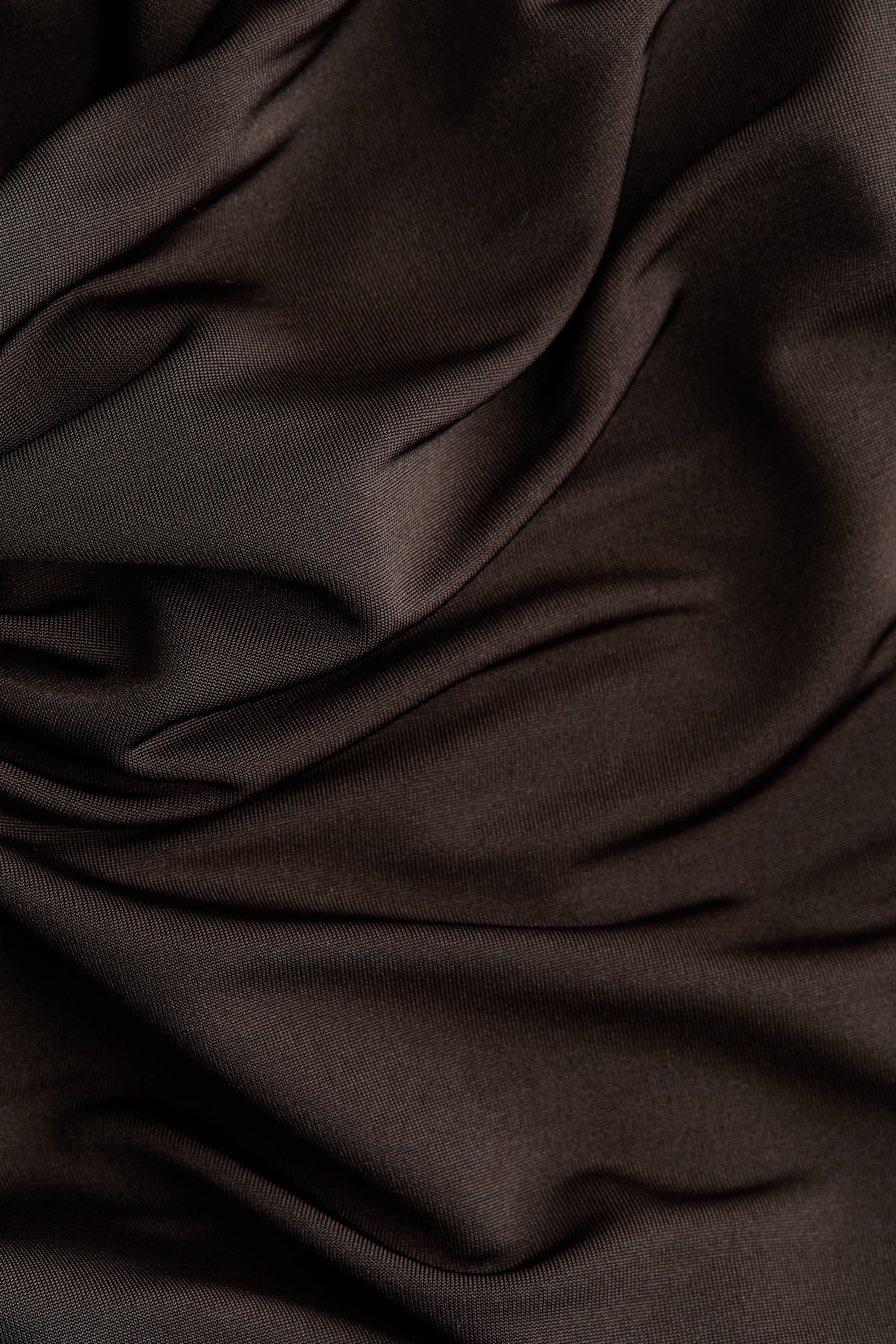 Grotere afbeelding bekijken: Stringbody met cape - Donkerbruin - DAMES | H&M NL 2