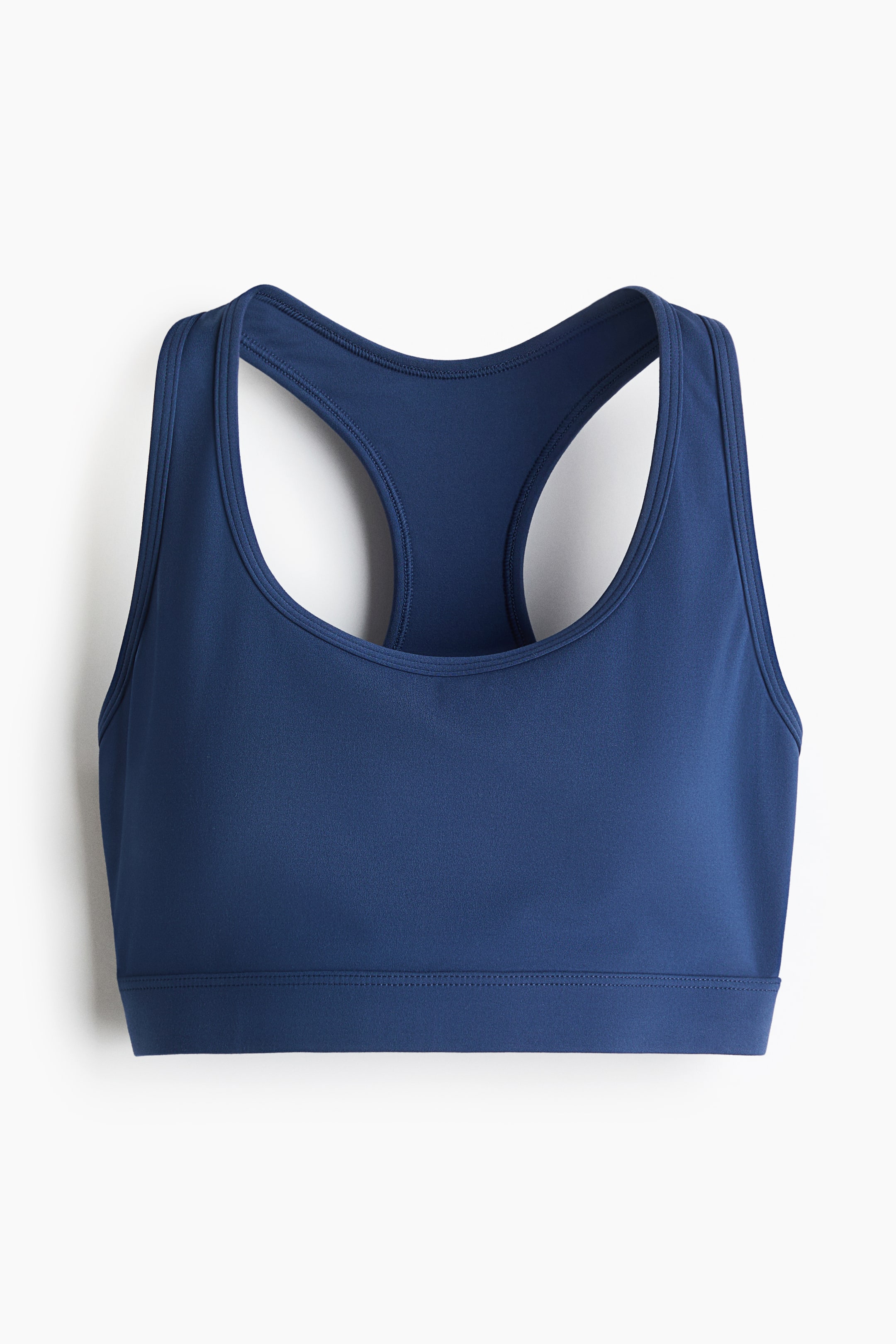 Ampliar la imagen: Top deportivo Medium Support con SoftMove™ - Azul acero - Ladies | H&M MX 1