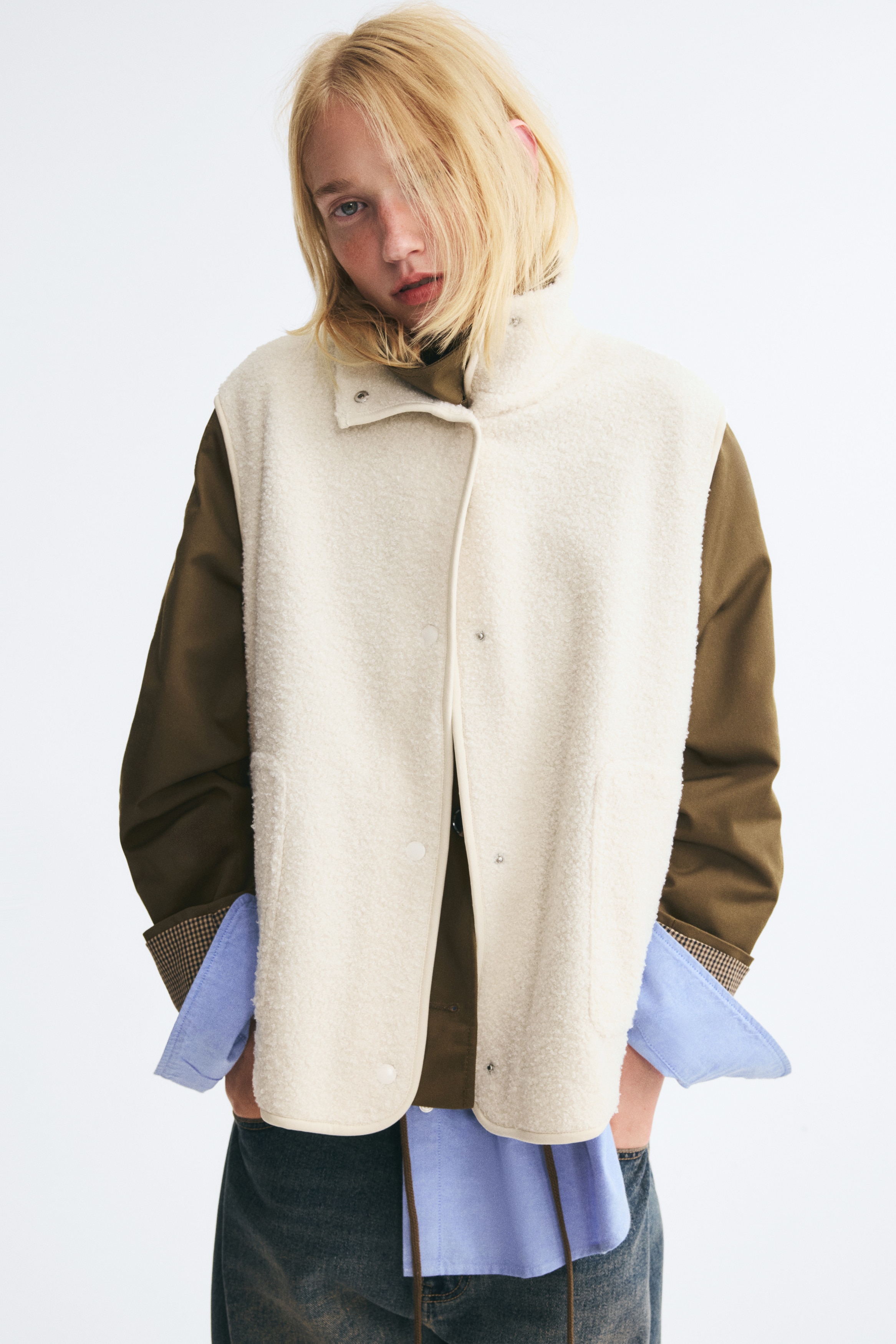Teddy giletModel