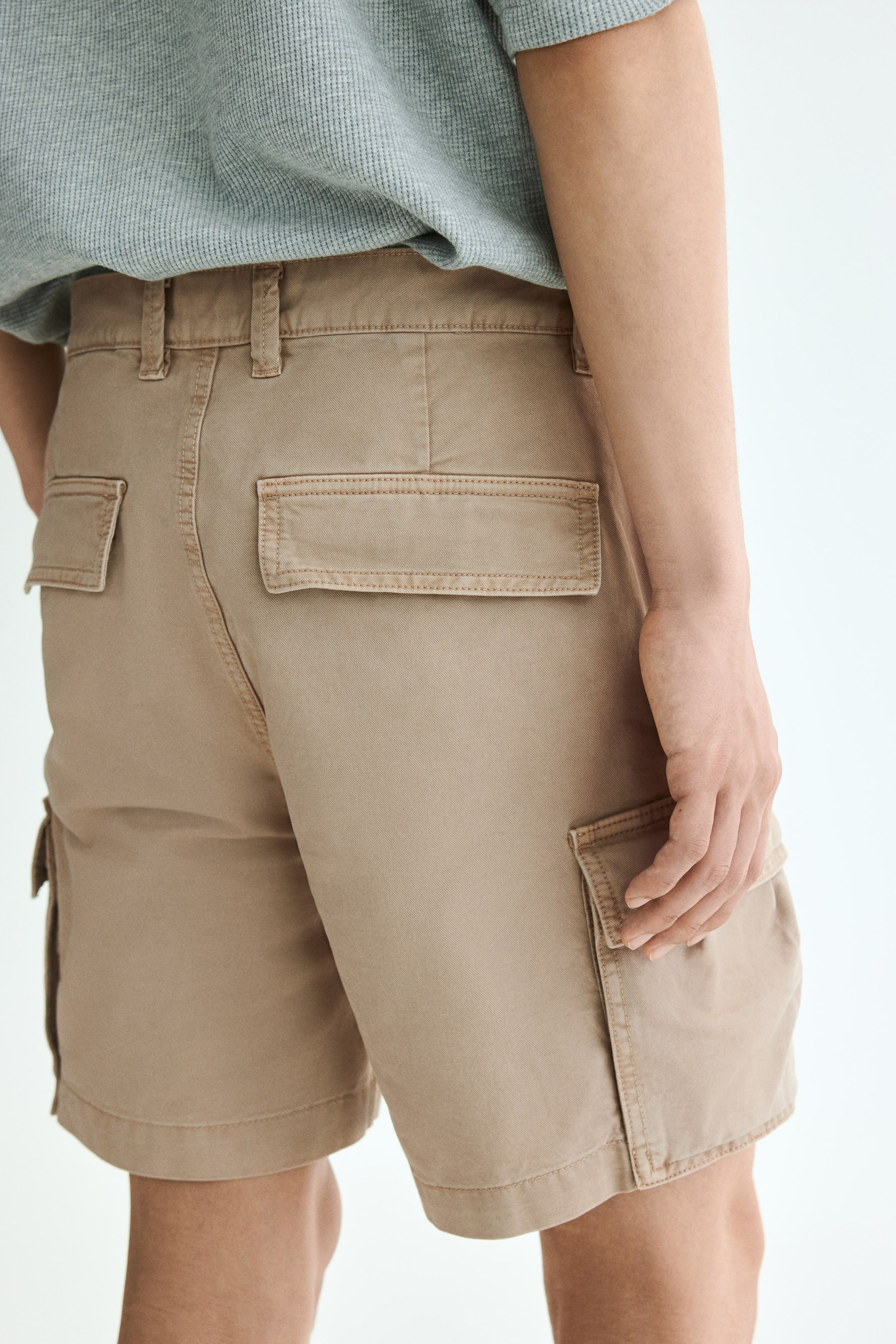 Мужские шорты H&M Relaxed-Fit Cargo Shorts — фото 5