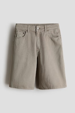 Twillshorts med lös passform