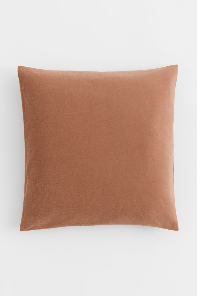Velvet cushion cover - Light brown/Light grey/Light beige/Light blue/dc - 1