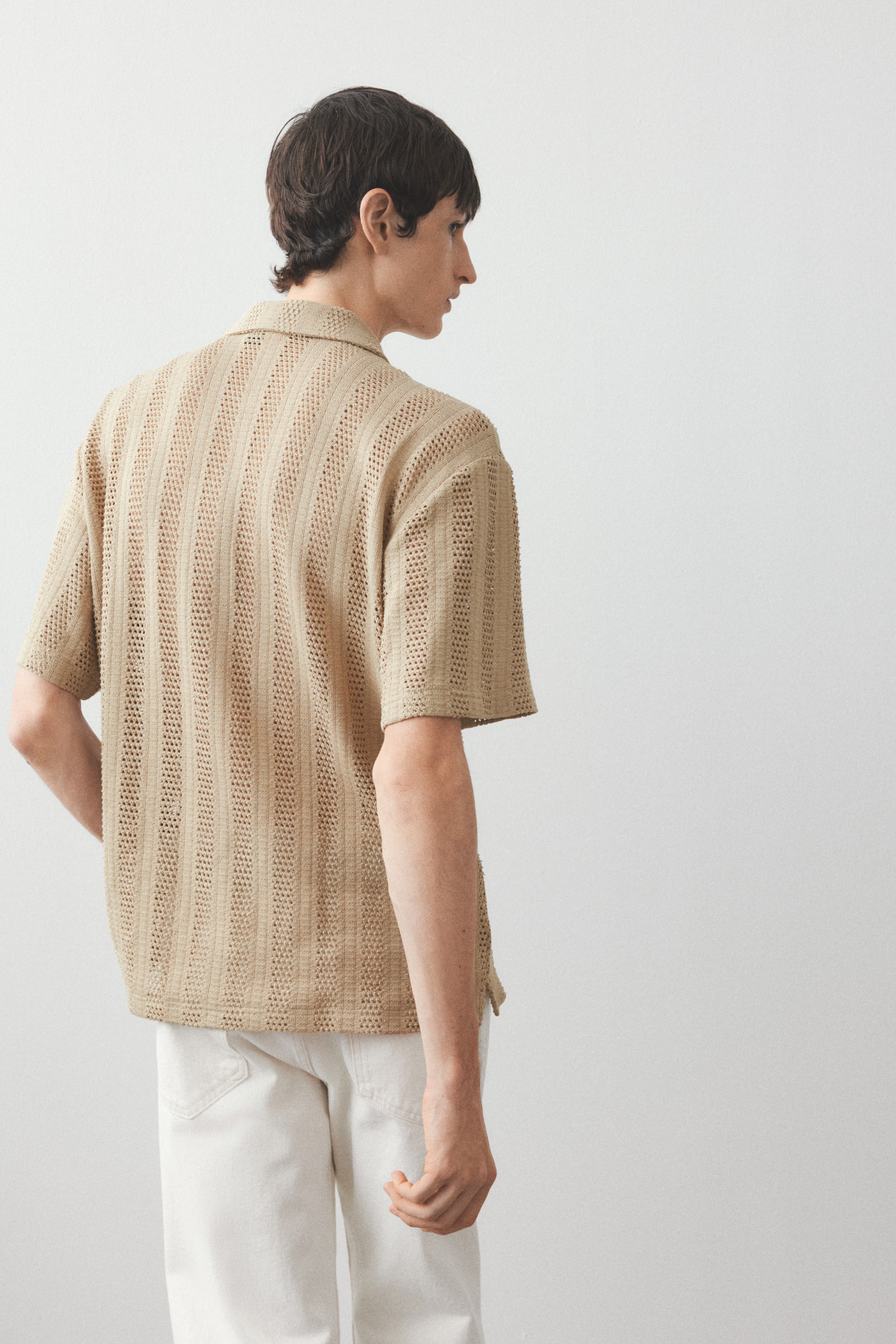 Regular Fit Jacquard-Knit Shirt