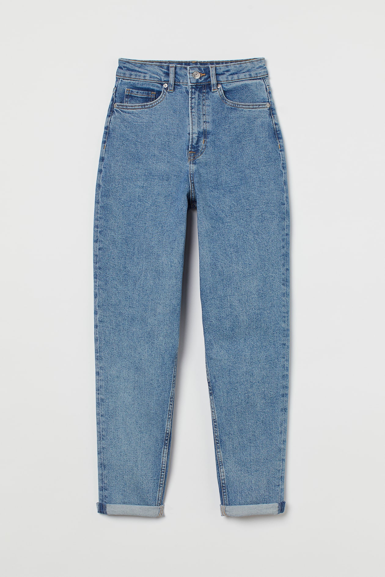 Mom High Ankle Jeans - Denim blue - Ladies | H&M US