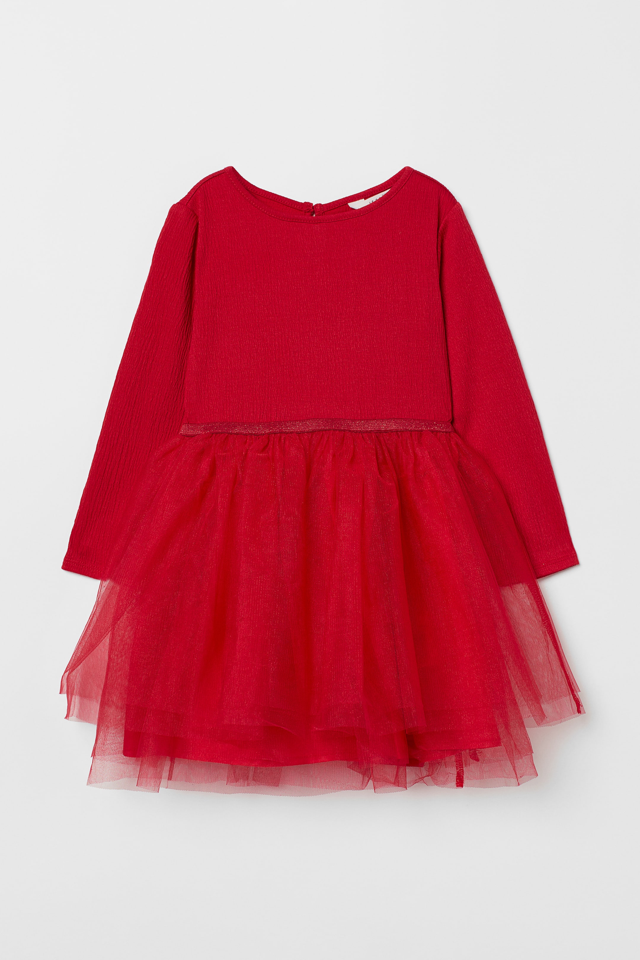 הצגת תמונה גדולה יותר: שמלה עם חצאית טול - אדום - Kids | H&M IL 1