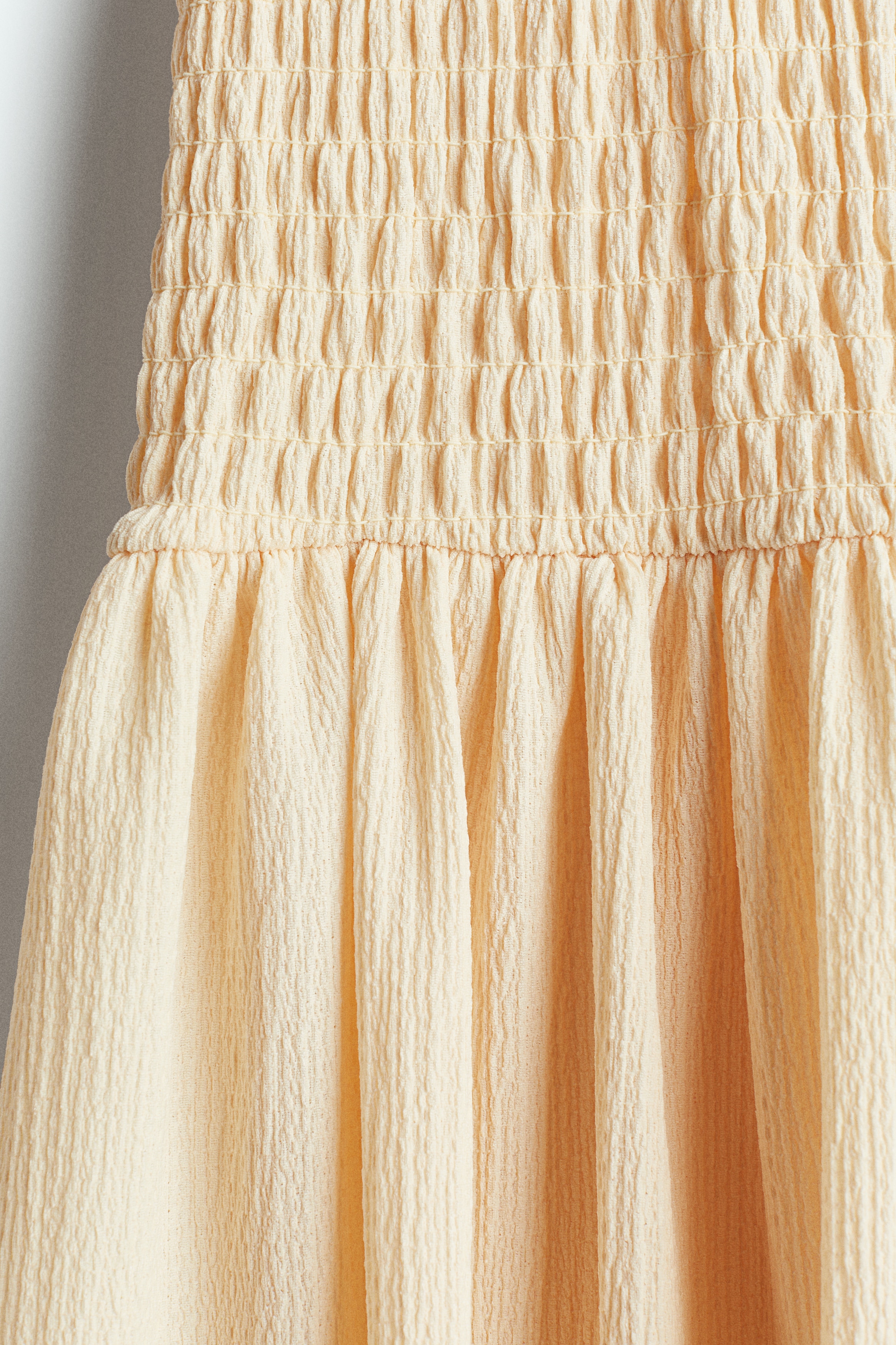Smocked jersey dress