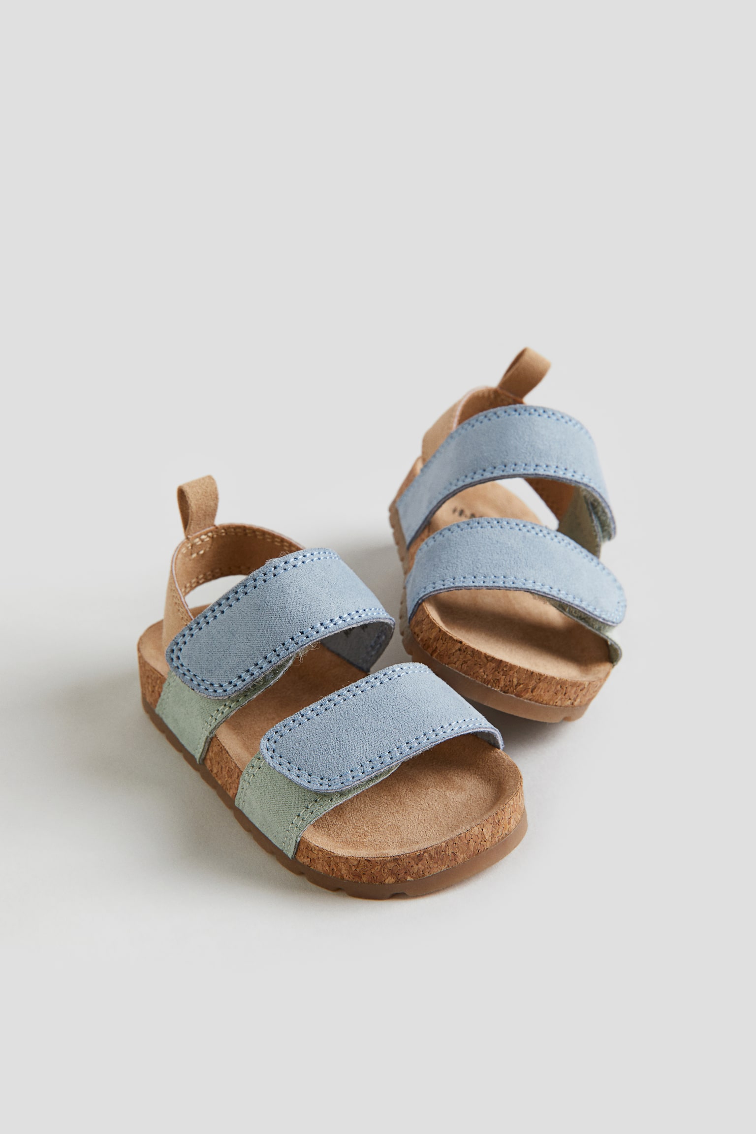 Sandals - Light blue/Light green/Light pink/Brown/Cream/Blue - 3