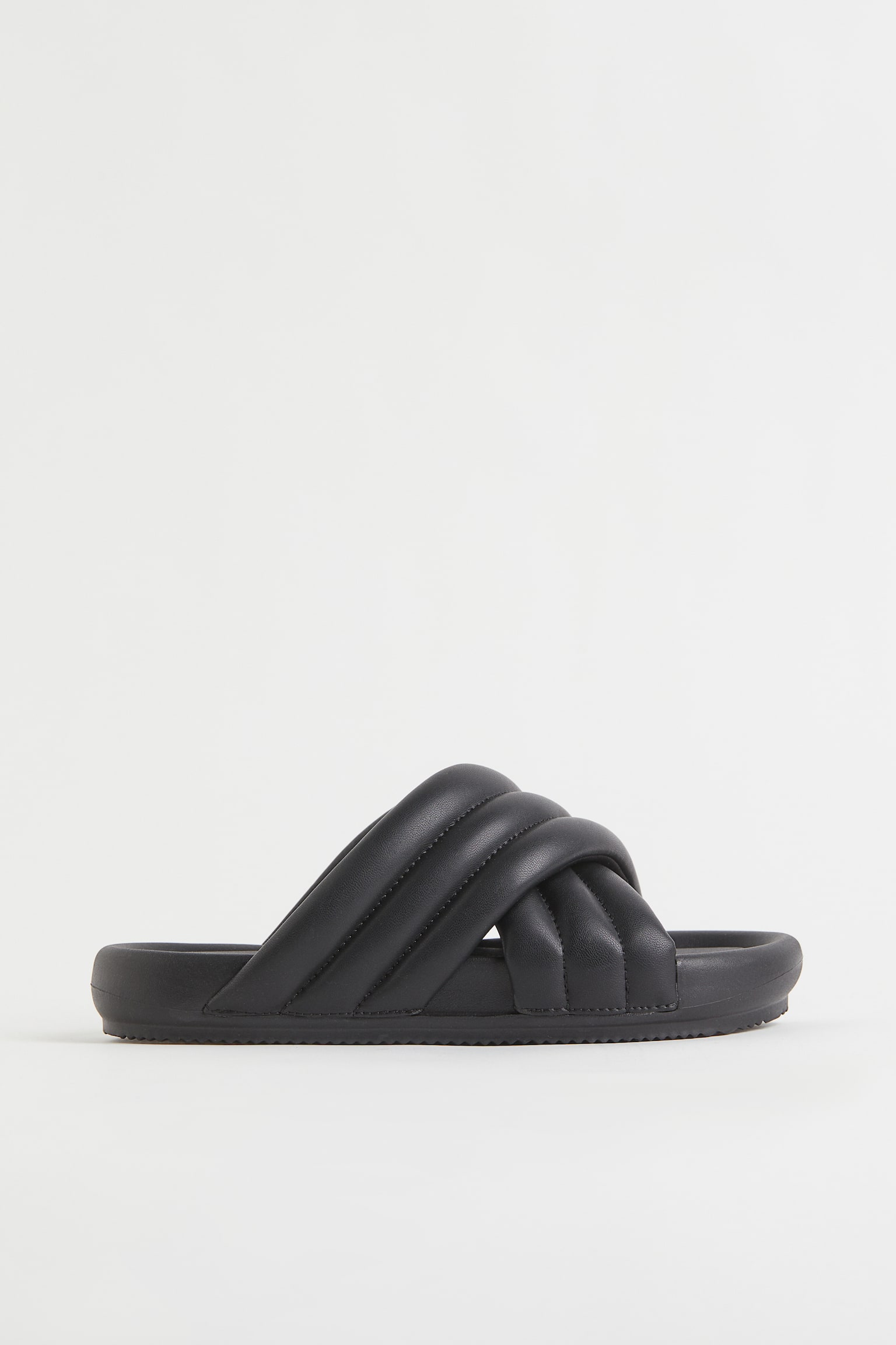 Slides - No heel - Black - Ladies | H&M GB