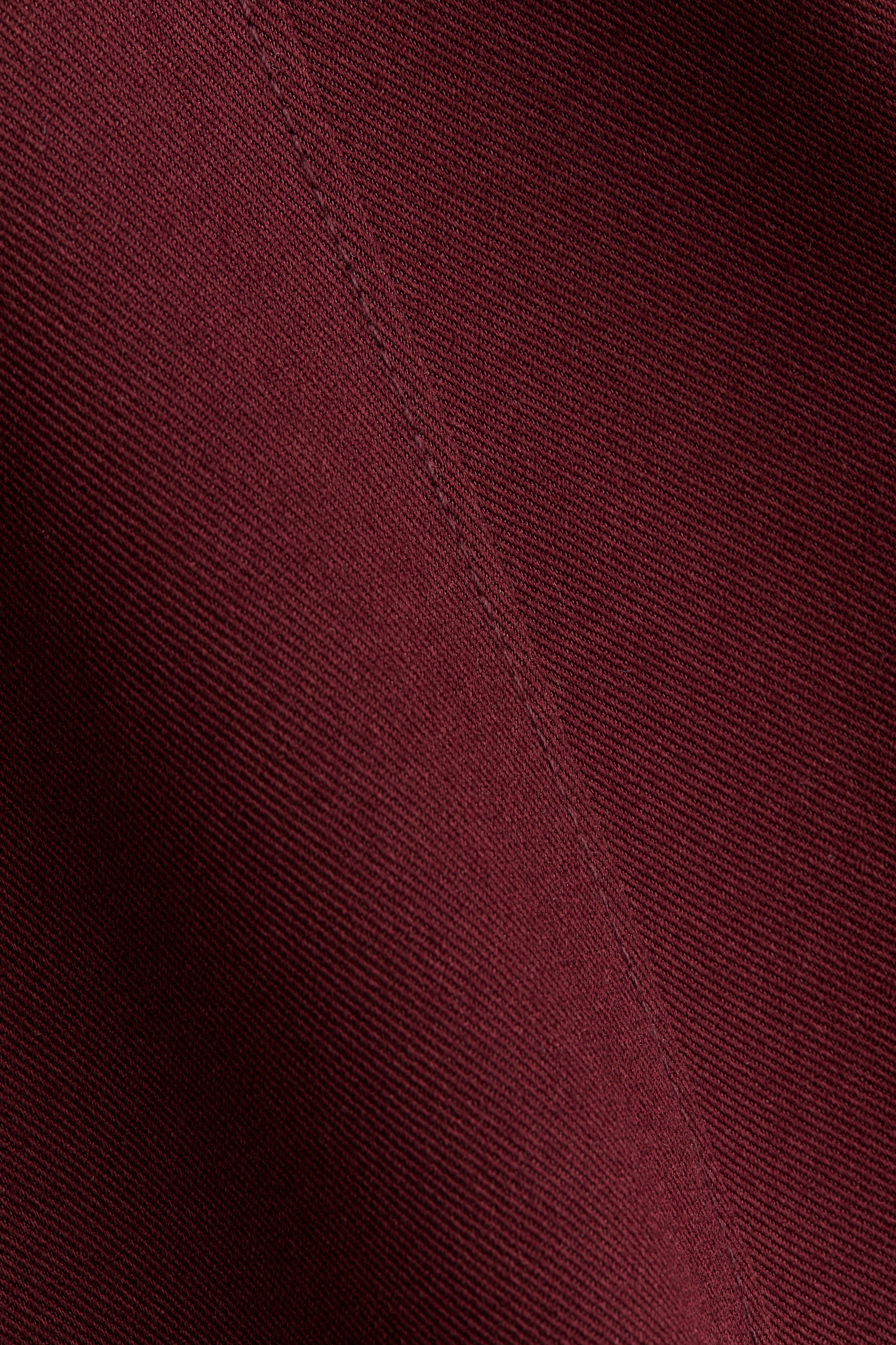Waisted twill dress