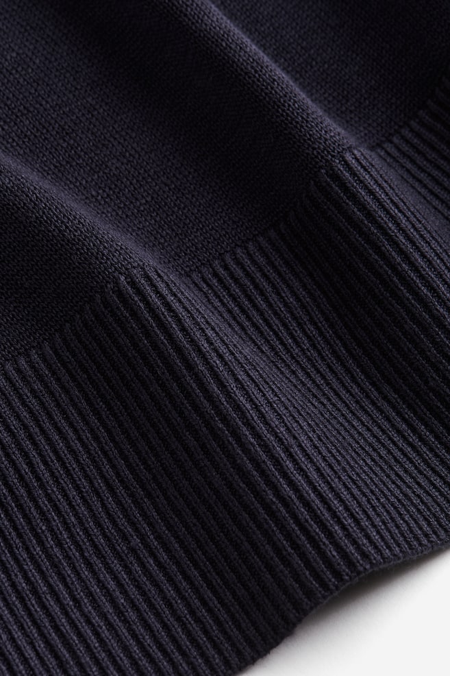 Fine-knit jumper - Navy blue/Black/Cream/Black striped/Grey - 3
