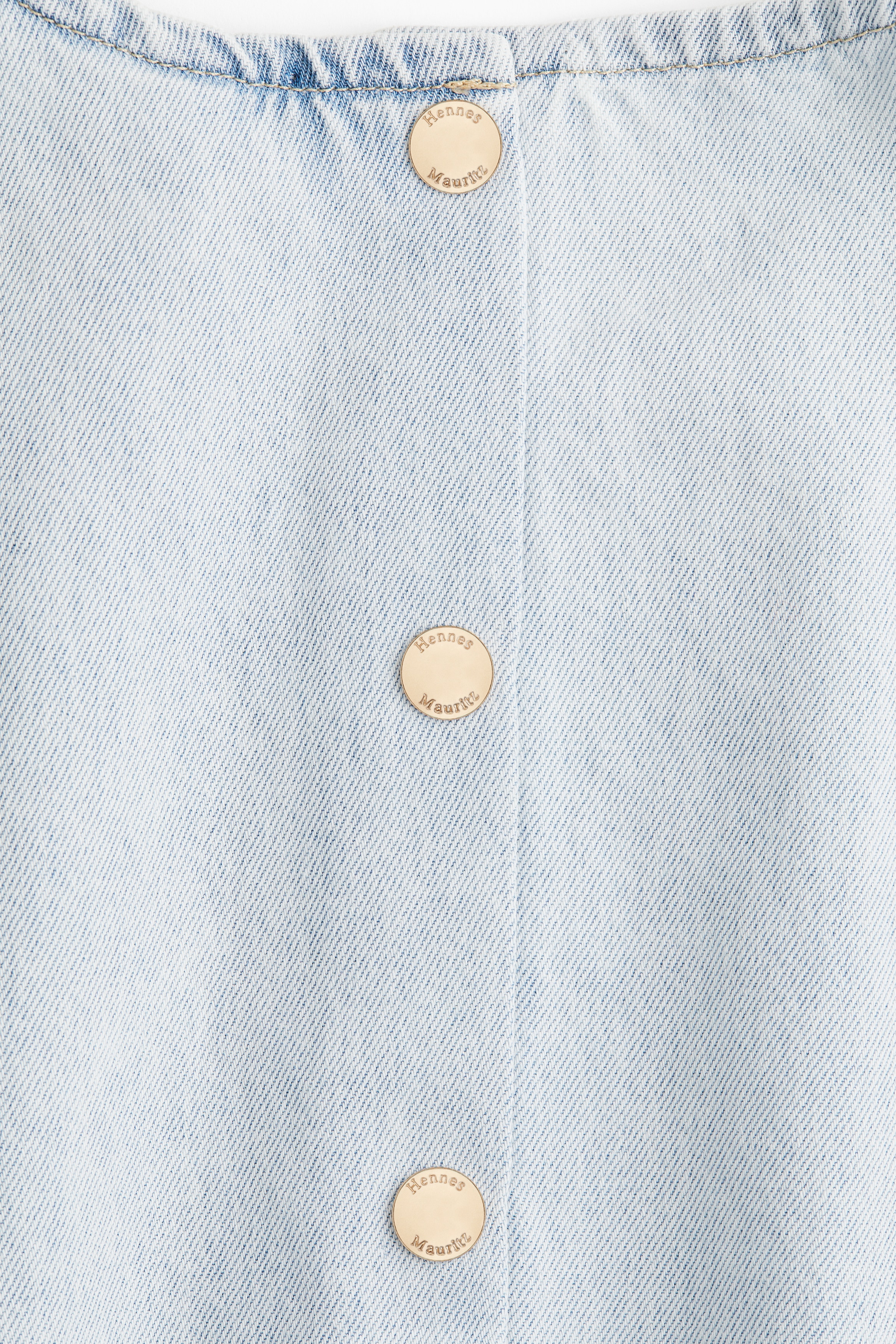 Denim shift dress