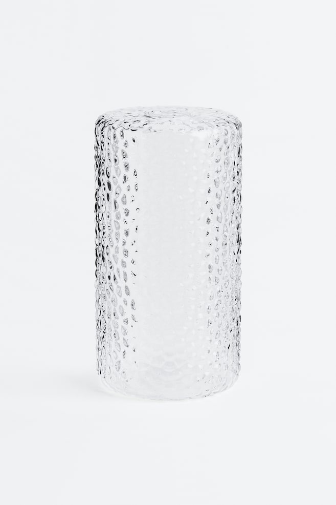 Tall glass mini vase - Clear glass - 1