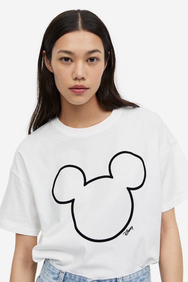 Oversized printed T-shirt - White/Mickey Mouse/Cream/NFL/Light grey marl/New York Jets/Red/Harvard University/dc/dc/dc/dc/dc/dc/dc/dc - 3