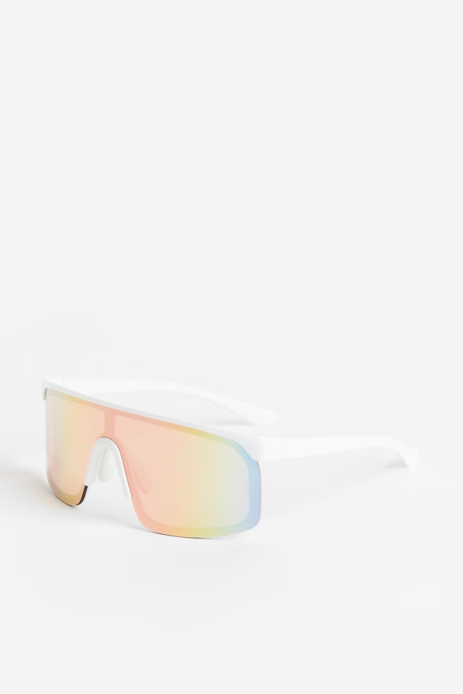 Sonnenbrille - Weiß/Holografisch - 2