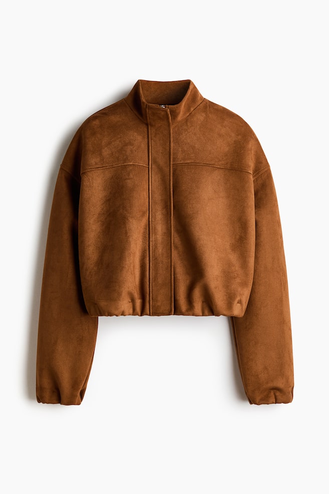 Oversized jacket - Light brown - 1