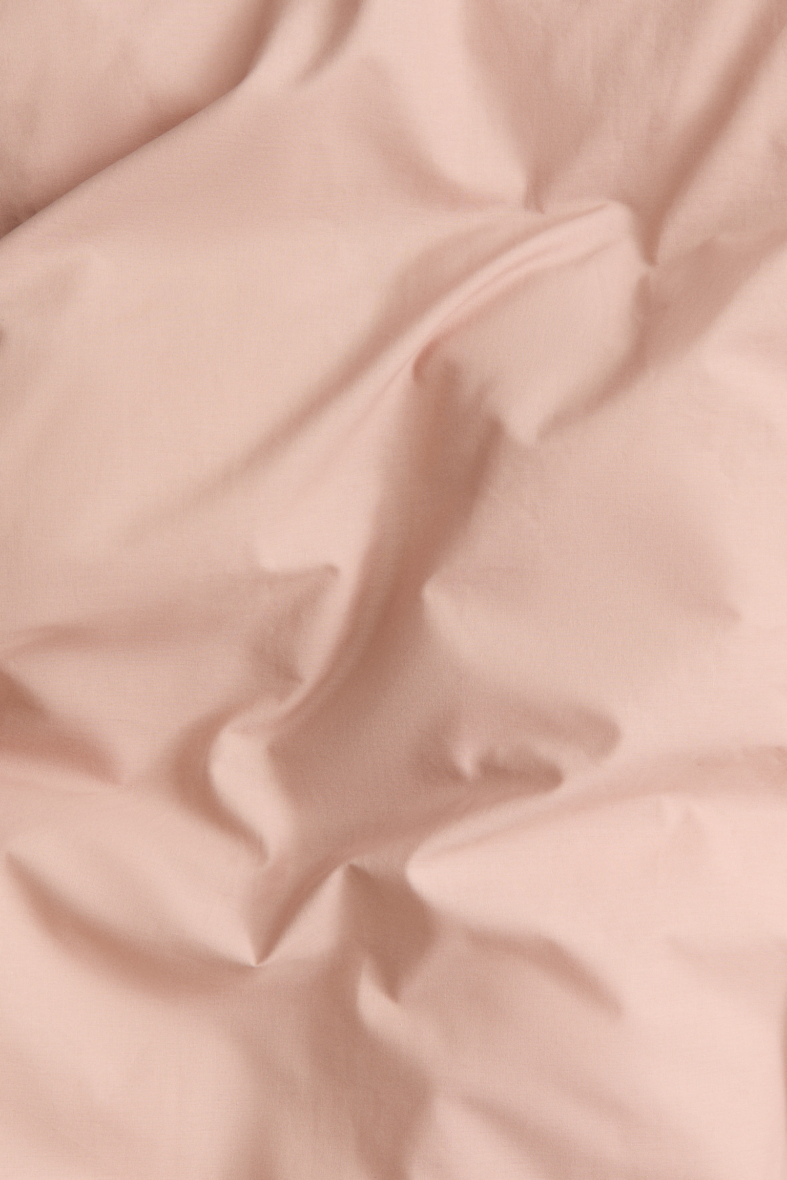 Double/king cotton duvet cover set - Light dusty pink/White/Yellow/Brown - 3