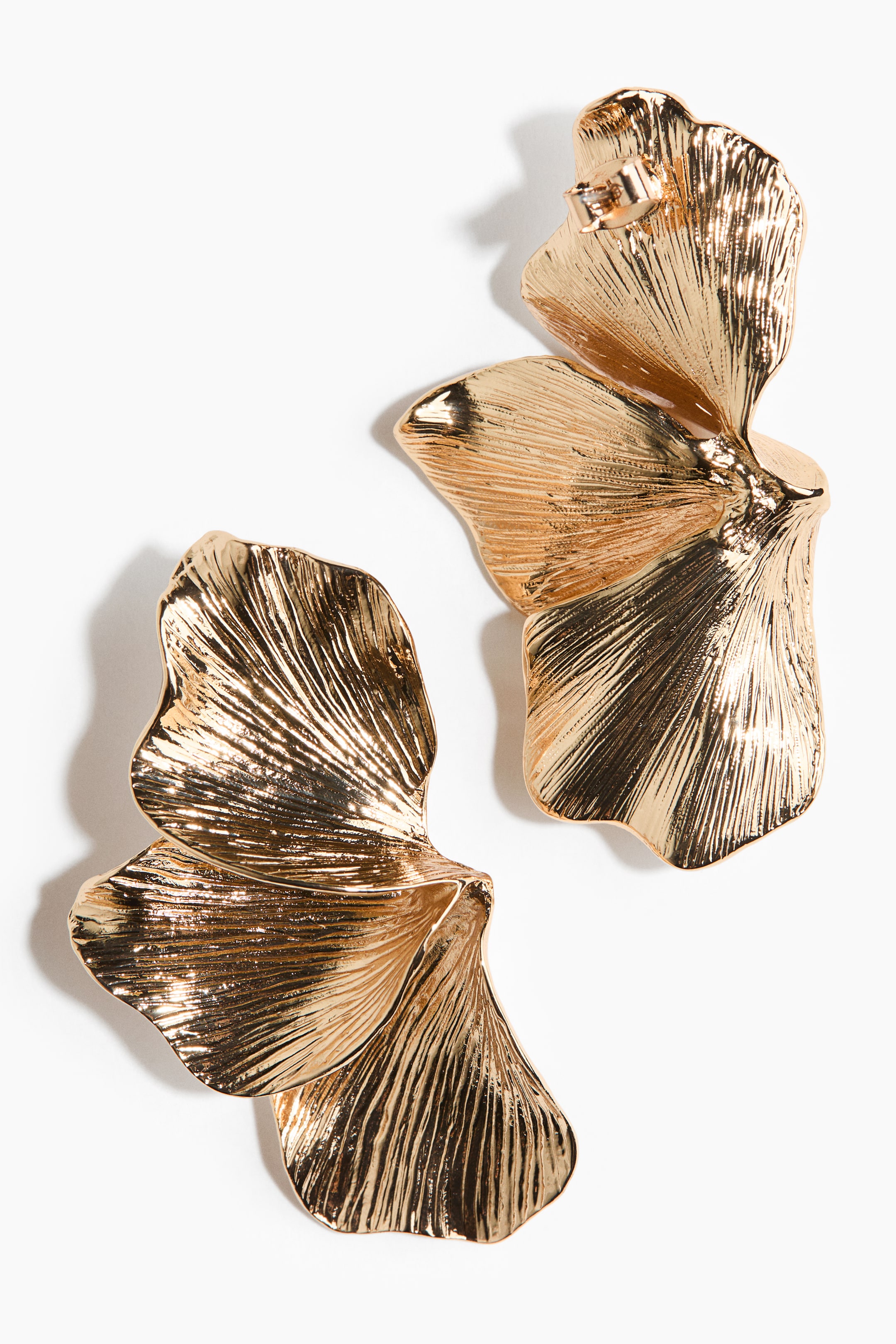 Petal-Shaped Earrings