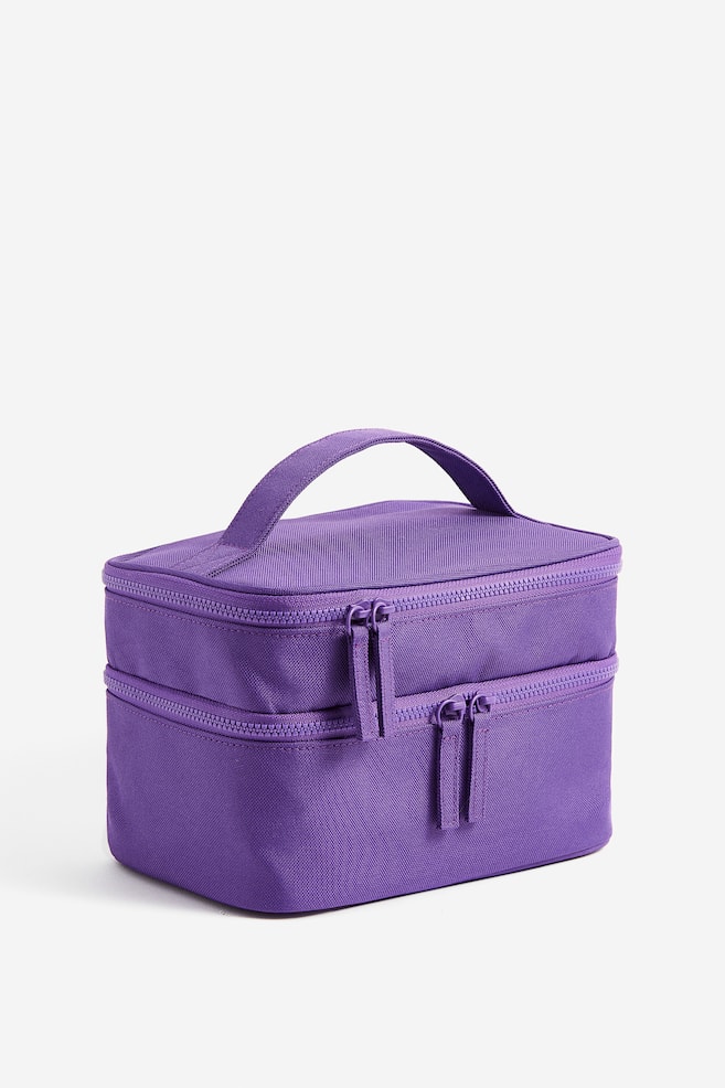 Wash bag - Dark purple/Black/Orange - 4
