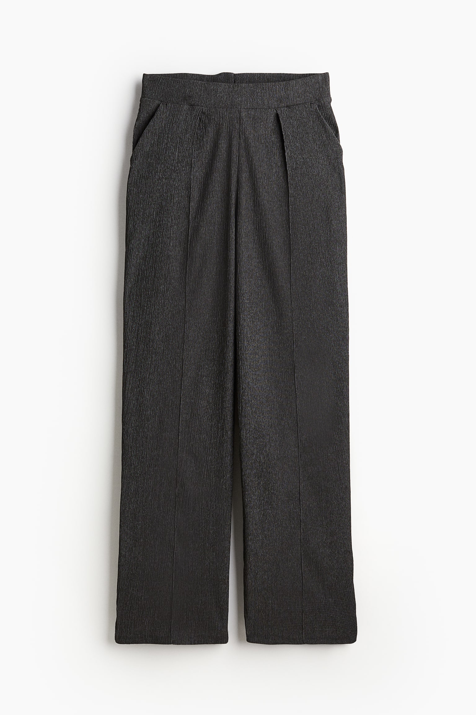 High-waisted tailored trousers - Dark grey marl/Black/Dark grey marl/Dark khaki green/Grey/Pinstriped/Navy blue/Light beige - 2