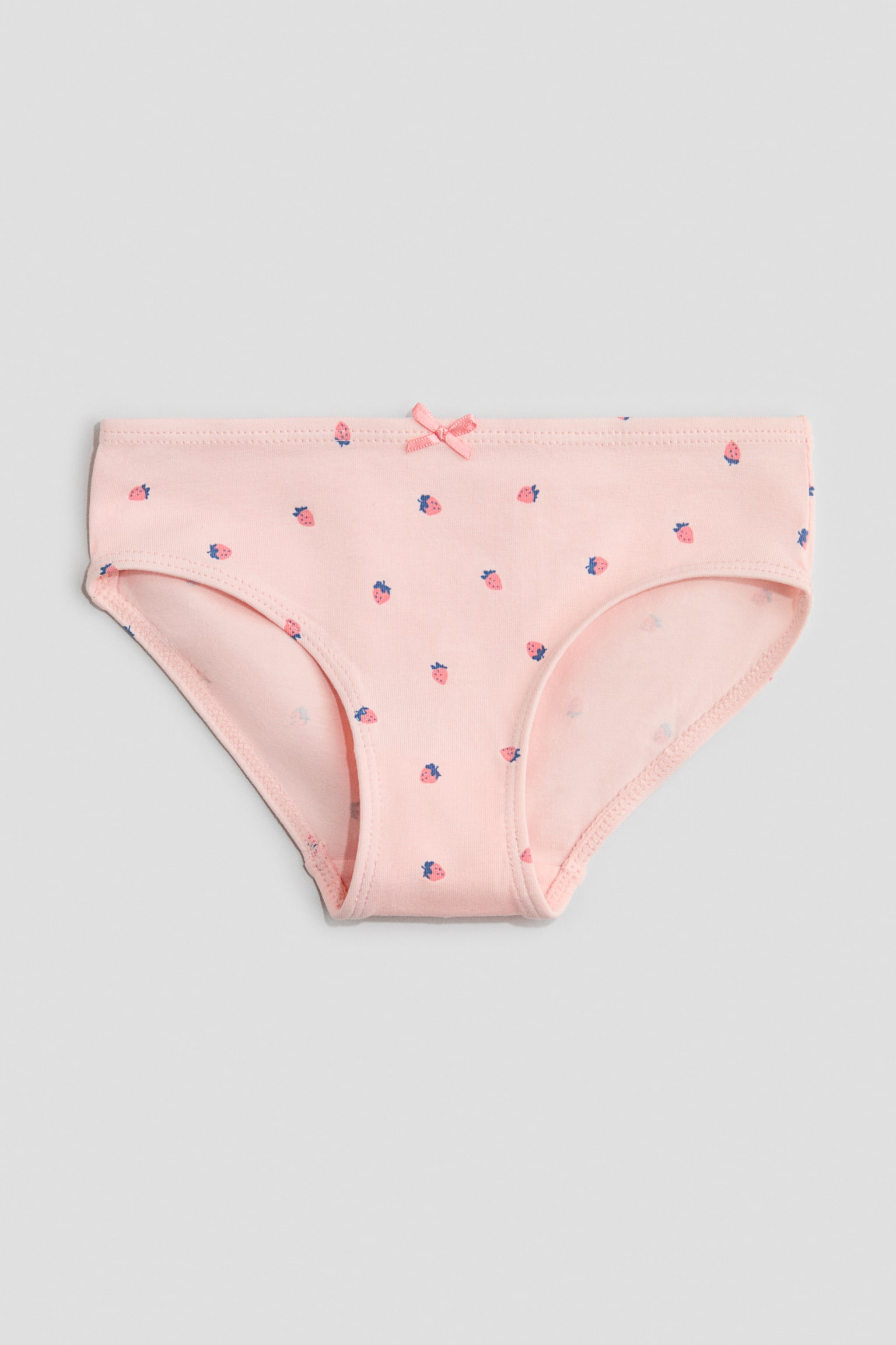 5-pack cotton briefs - Light pink/Strawberries/Light pink/Bows/Light pink/Hearts/Cream/Light pink/Turquoise/Unicorns/Blue/Hearts/Pink/Ballerinas/Pink/Green - 2