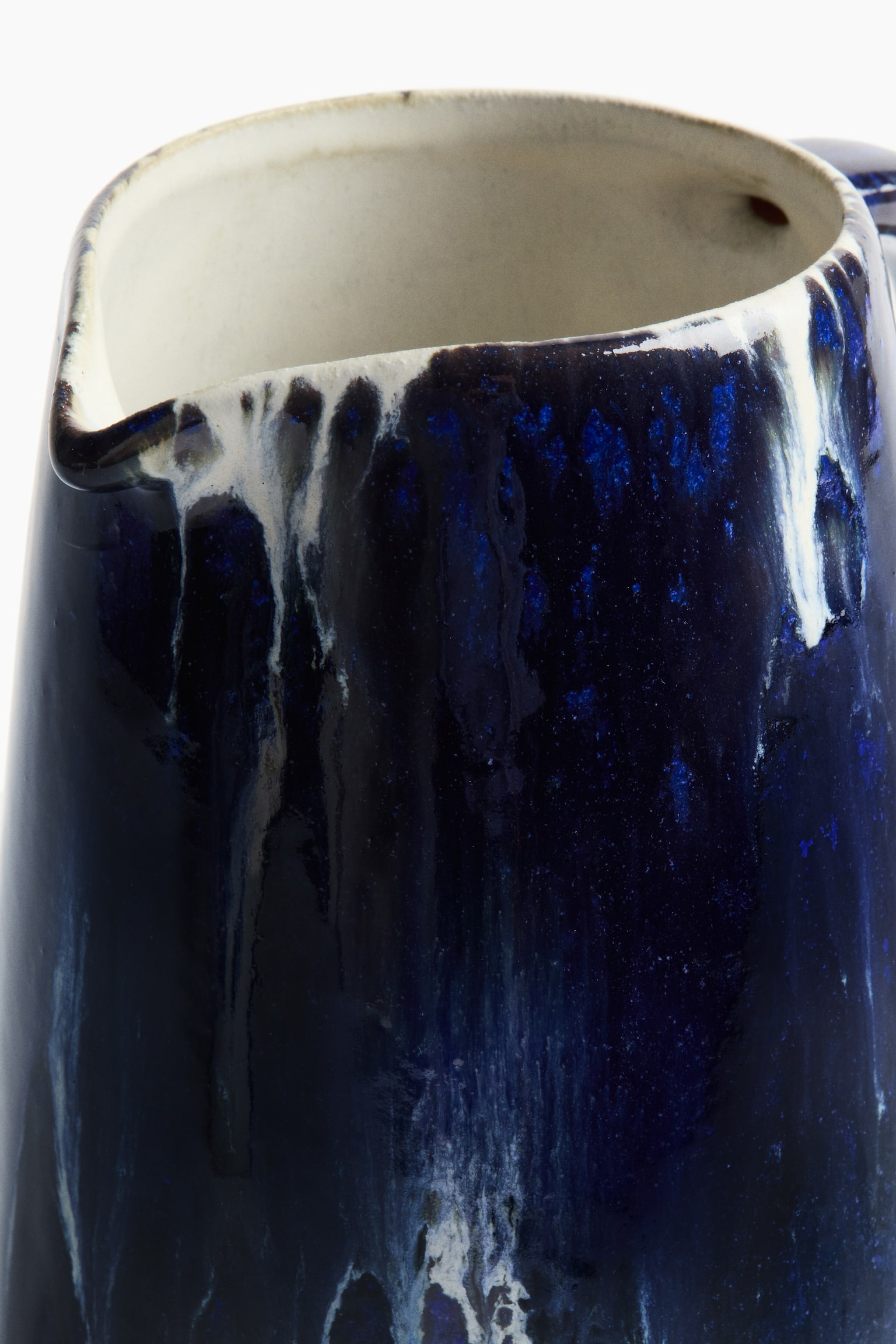 Terracotta jug - Dark blue - 4