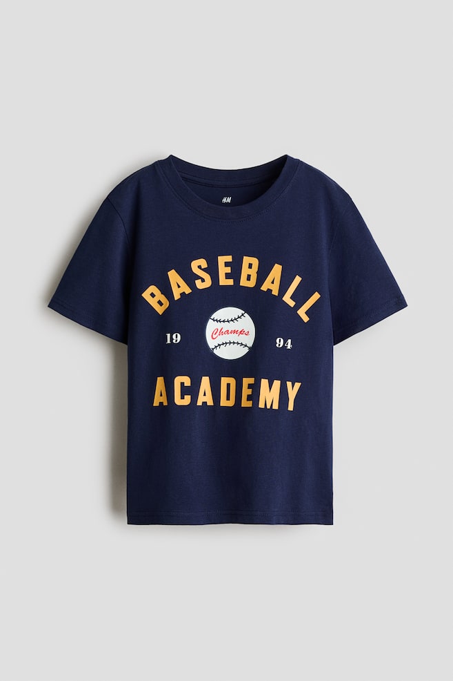 Printed T-Shirt - Navy blue/Baseball Academy/Ivory/basketballs/Dark green/NYC/Brown/6/Light green/Fun Days/Cream/Sun Fun/White/crabs/Dark brown/Surfer/Light blue/Miami/Blue/Shark Bay/Cream/Salty Breeze/Ivory/Surf '86/Dark gray/Pacific/Navy blue/soccer ball - 1