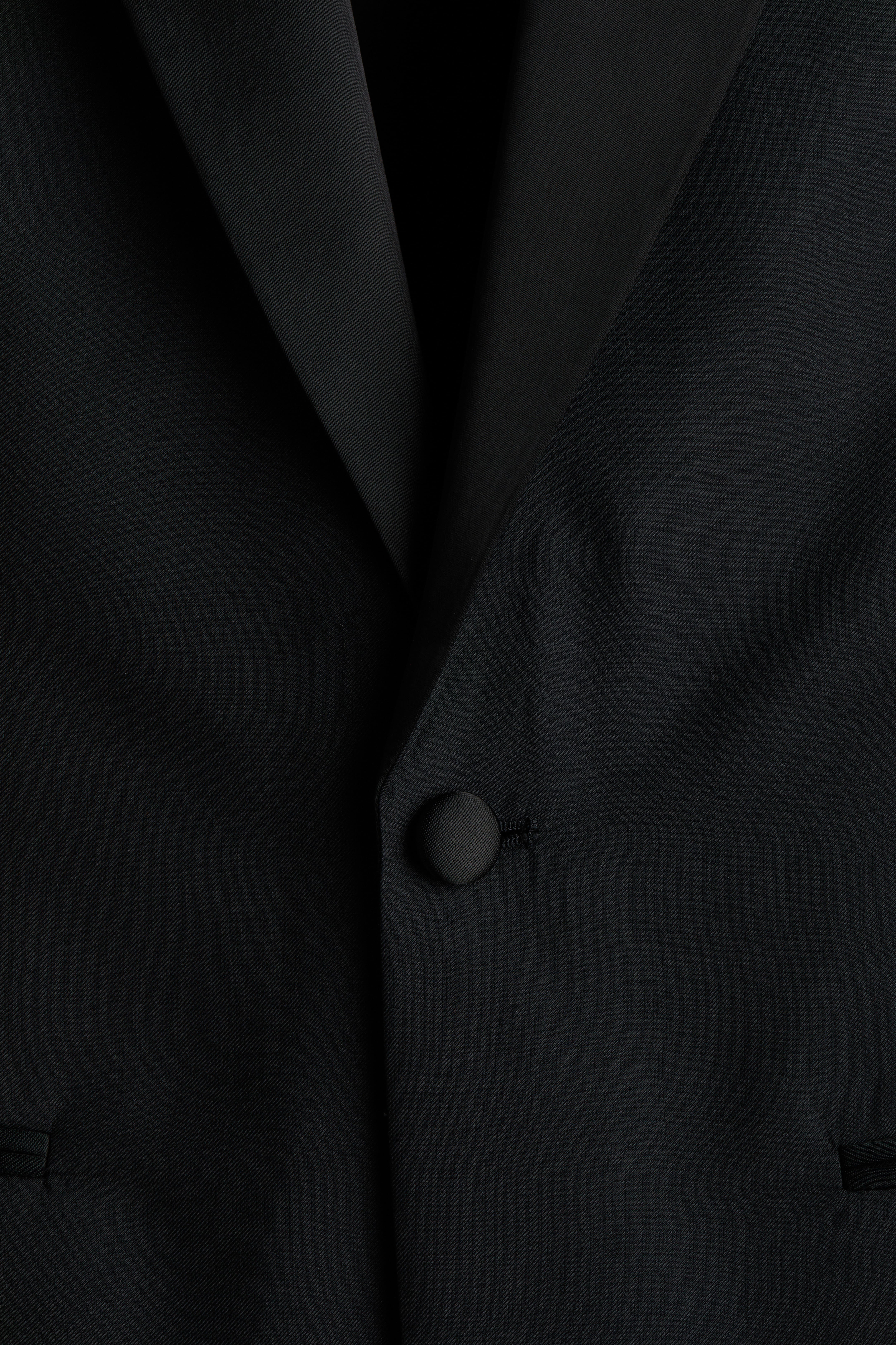 Regular-Fit Wool-Blend Tuxedo Jacket