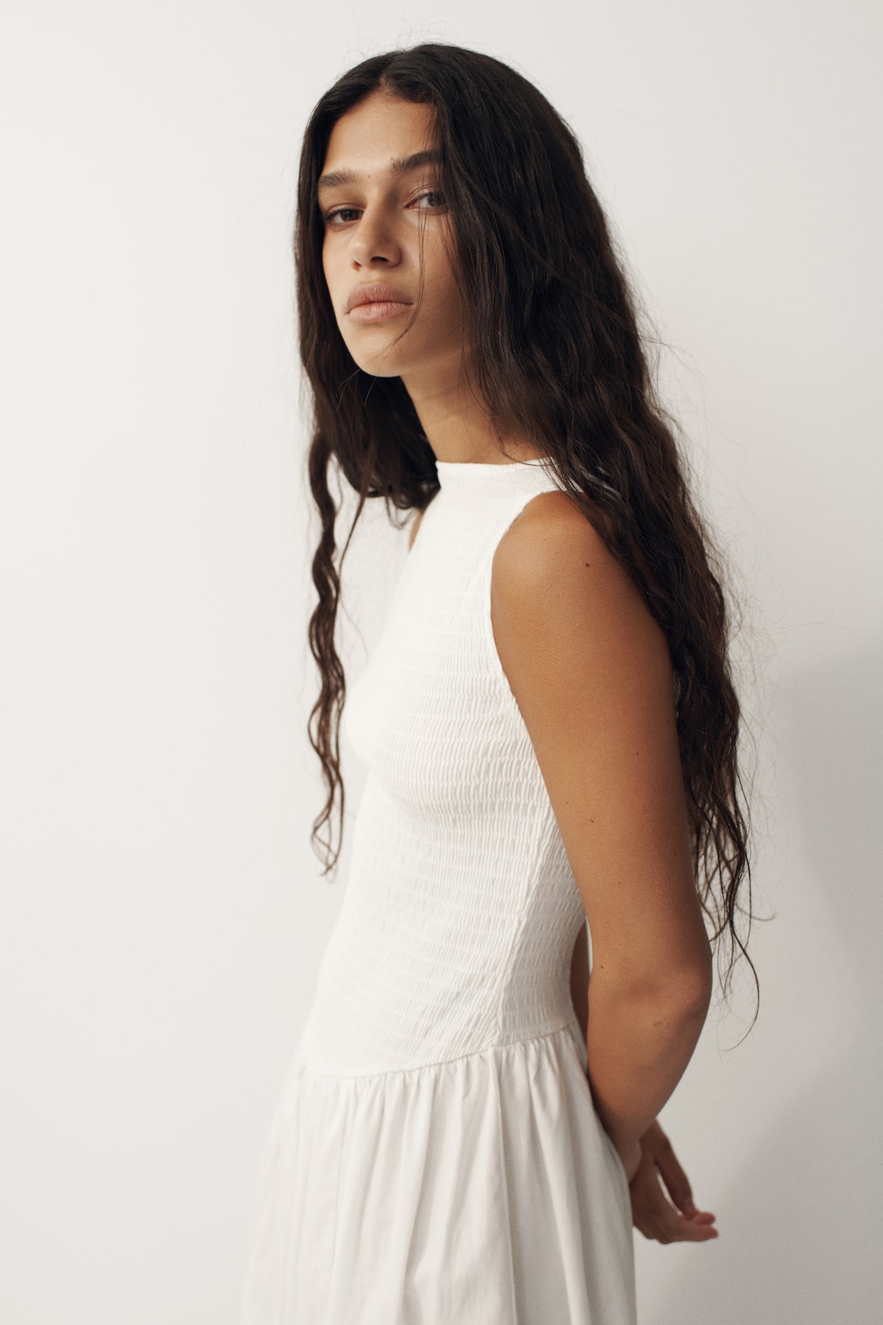 Boat-Neck Midi Dress - image 4
