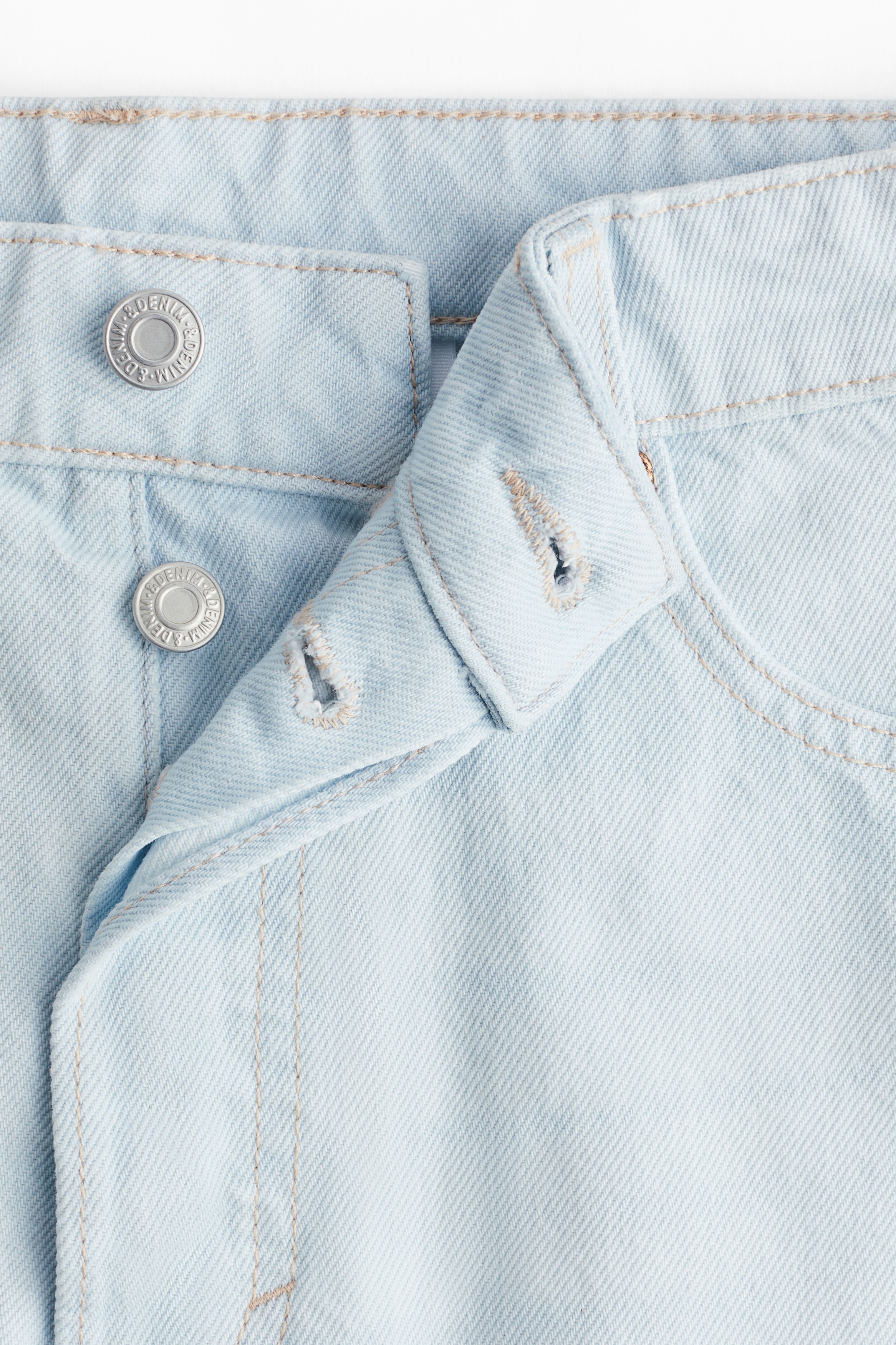 High Knee Denim shorts