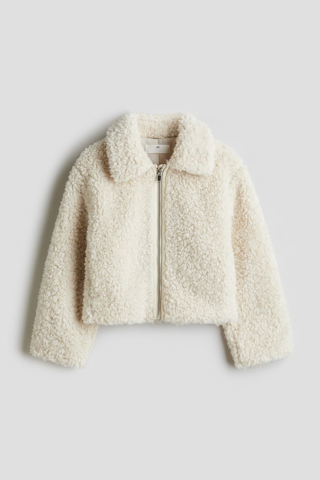 Teddy jacket - Light beige - 1