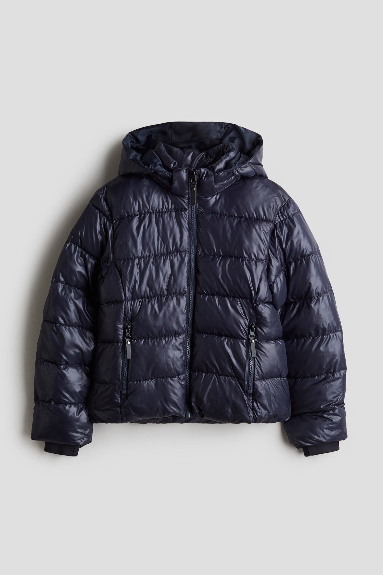 Puffer jacket - Dark blue/Black - 1