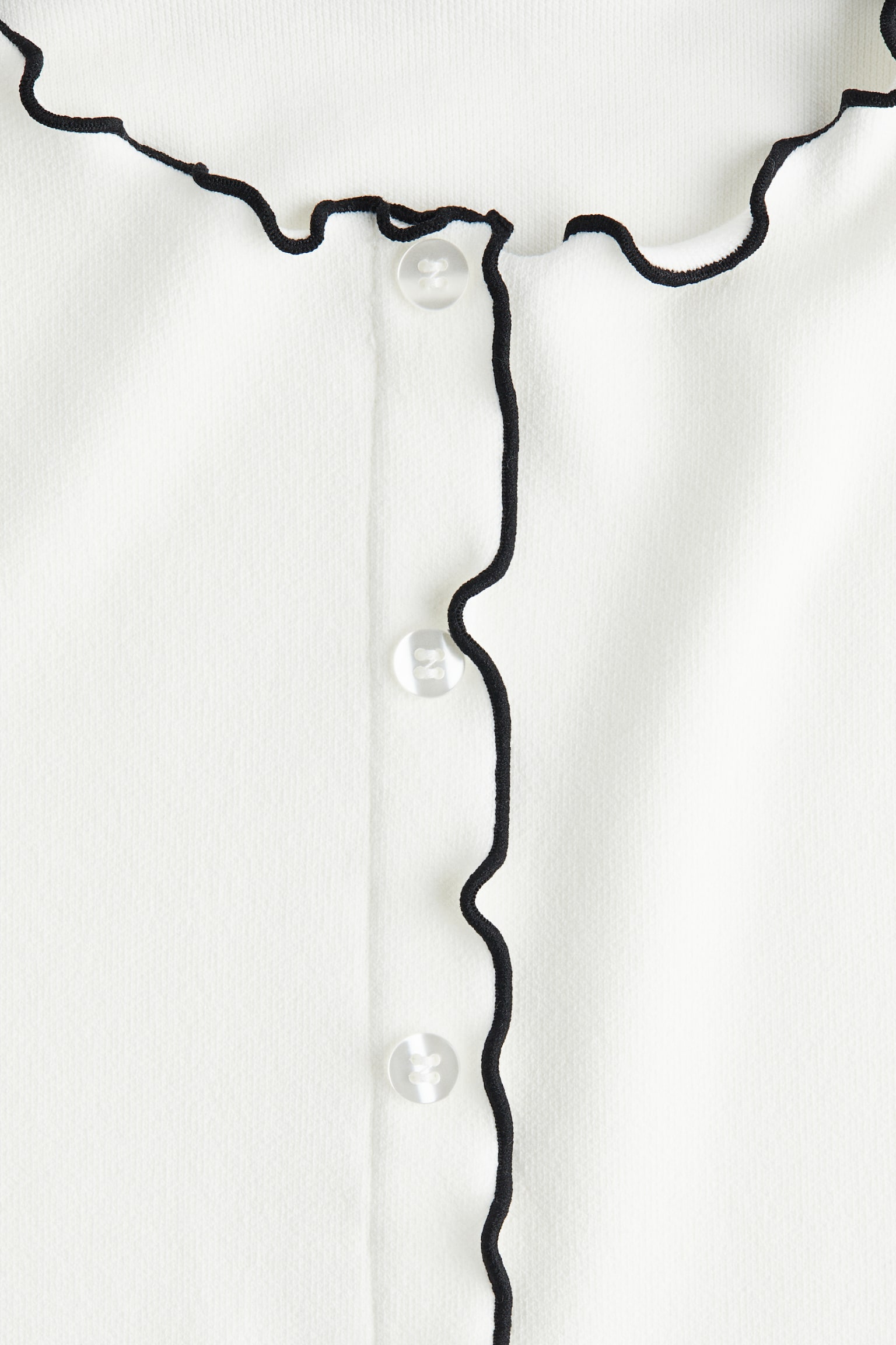 Overlocked top - Màu trắng/Màu đen/Màu đỏ - 3