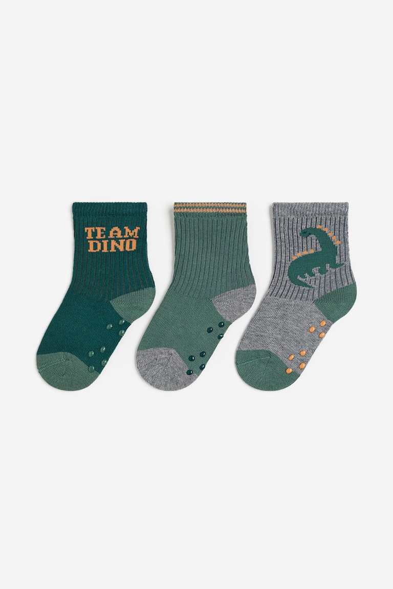 3-pack Non-slip Socks