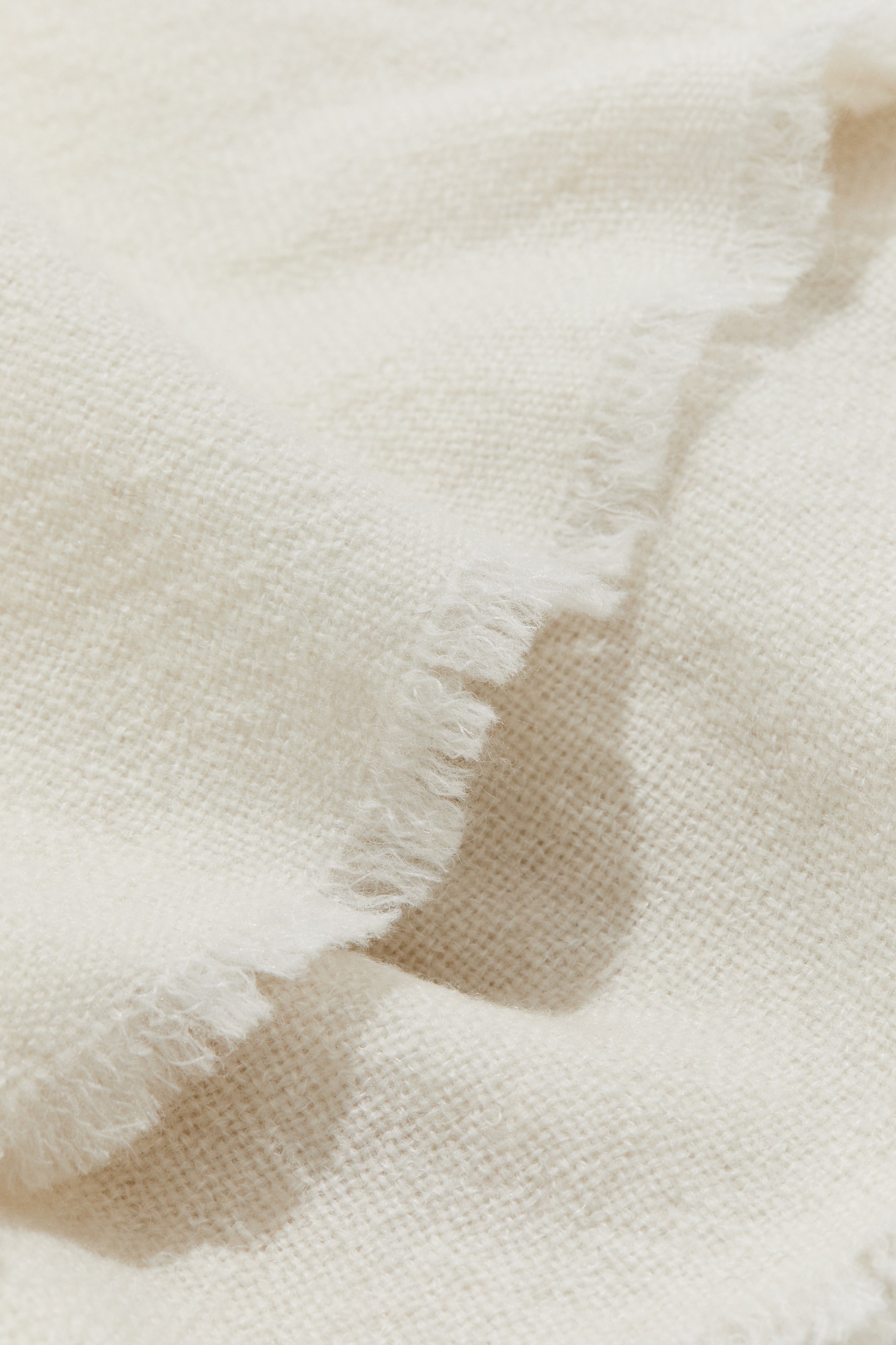 Large Wool-blend Throw - White - Home All | H&M US