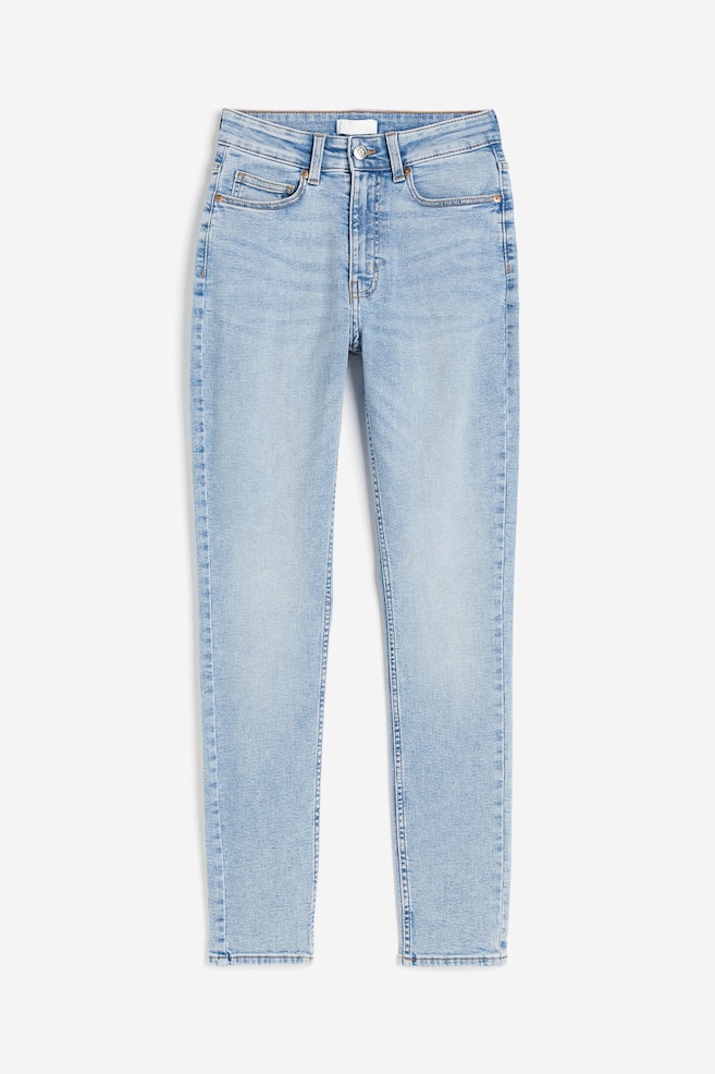Skinny High Jeans - Lys denimblå/Sort/Mørk denimblå/Denimblå - 2