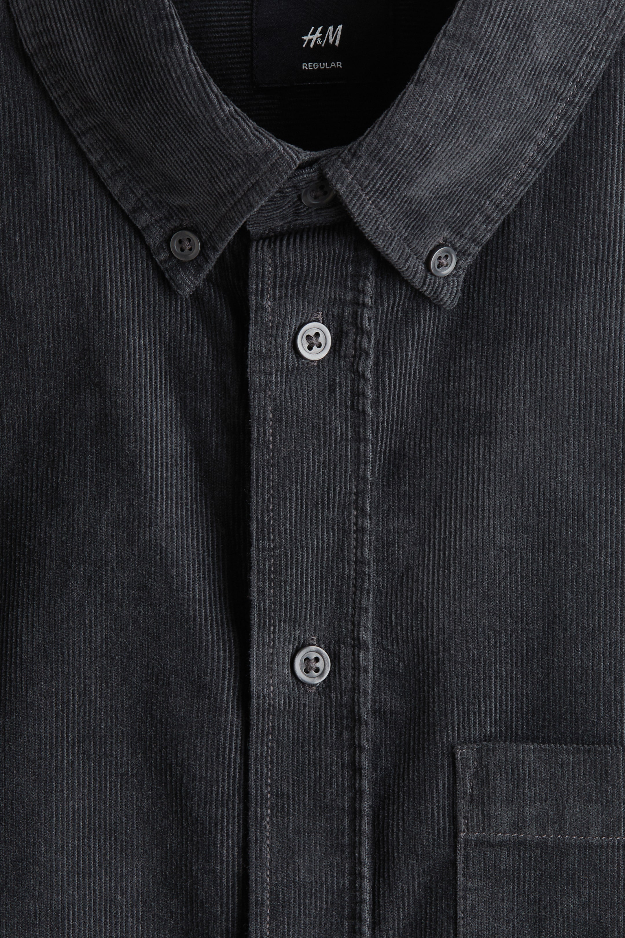Regular-Fit Corduroy Shirt