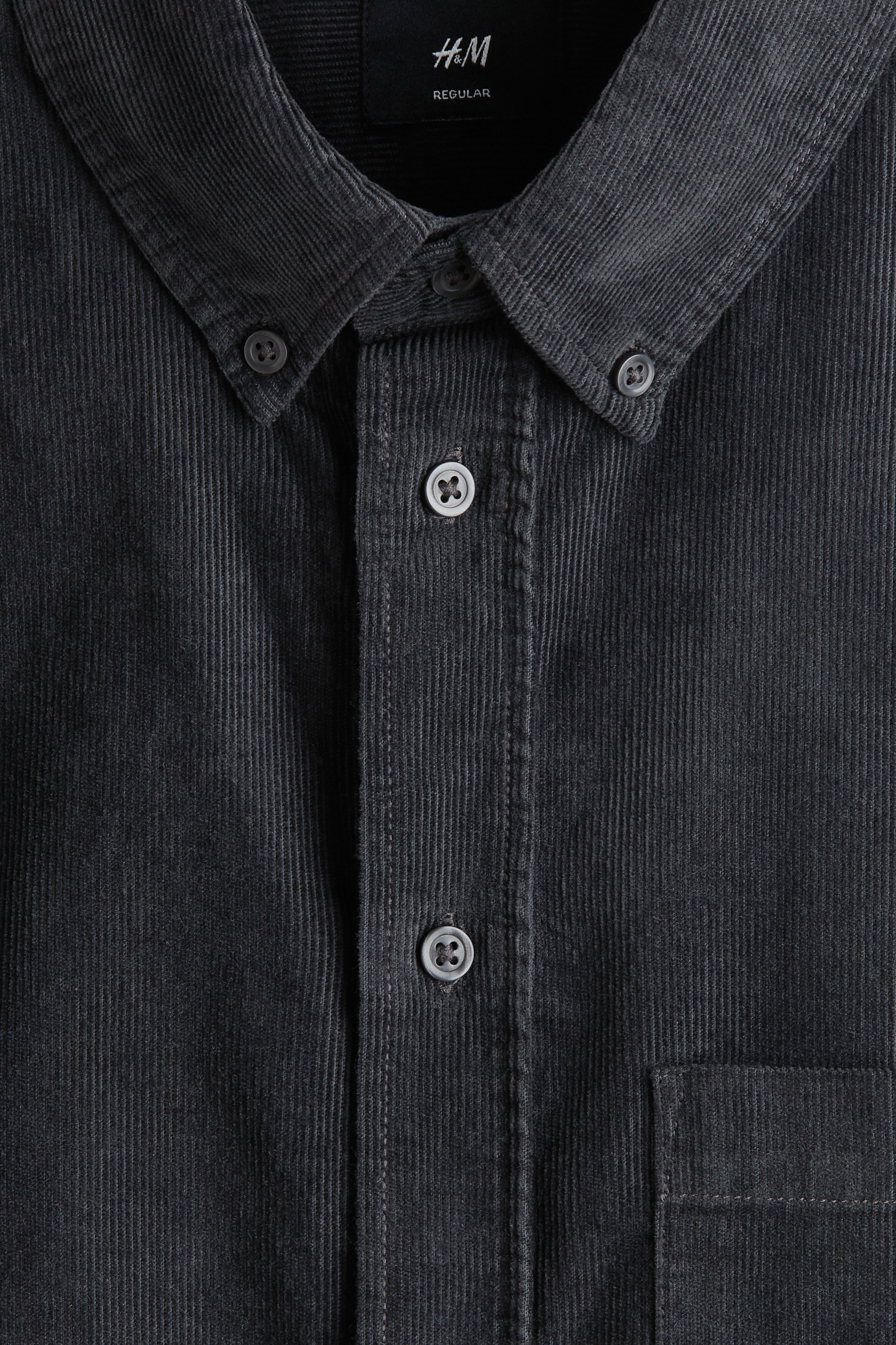 Regular-Fit Corduroy Shirt