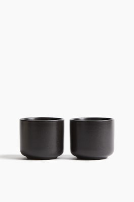 2-pack mugg med reaktiv glasering