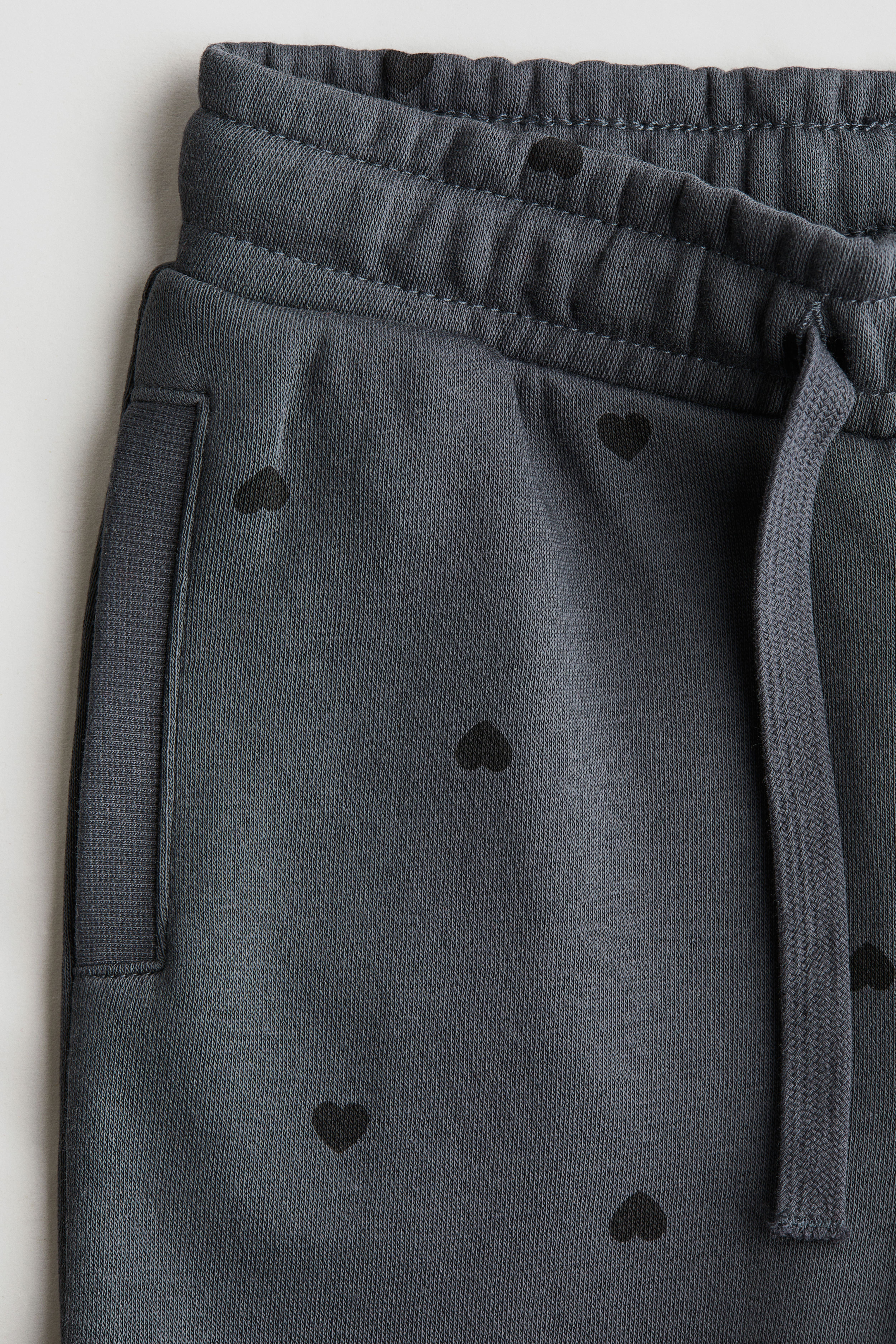 Wide Brushed-Inside Joggers