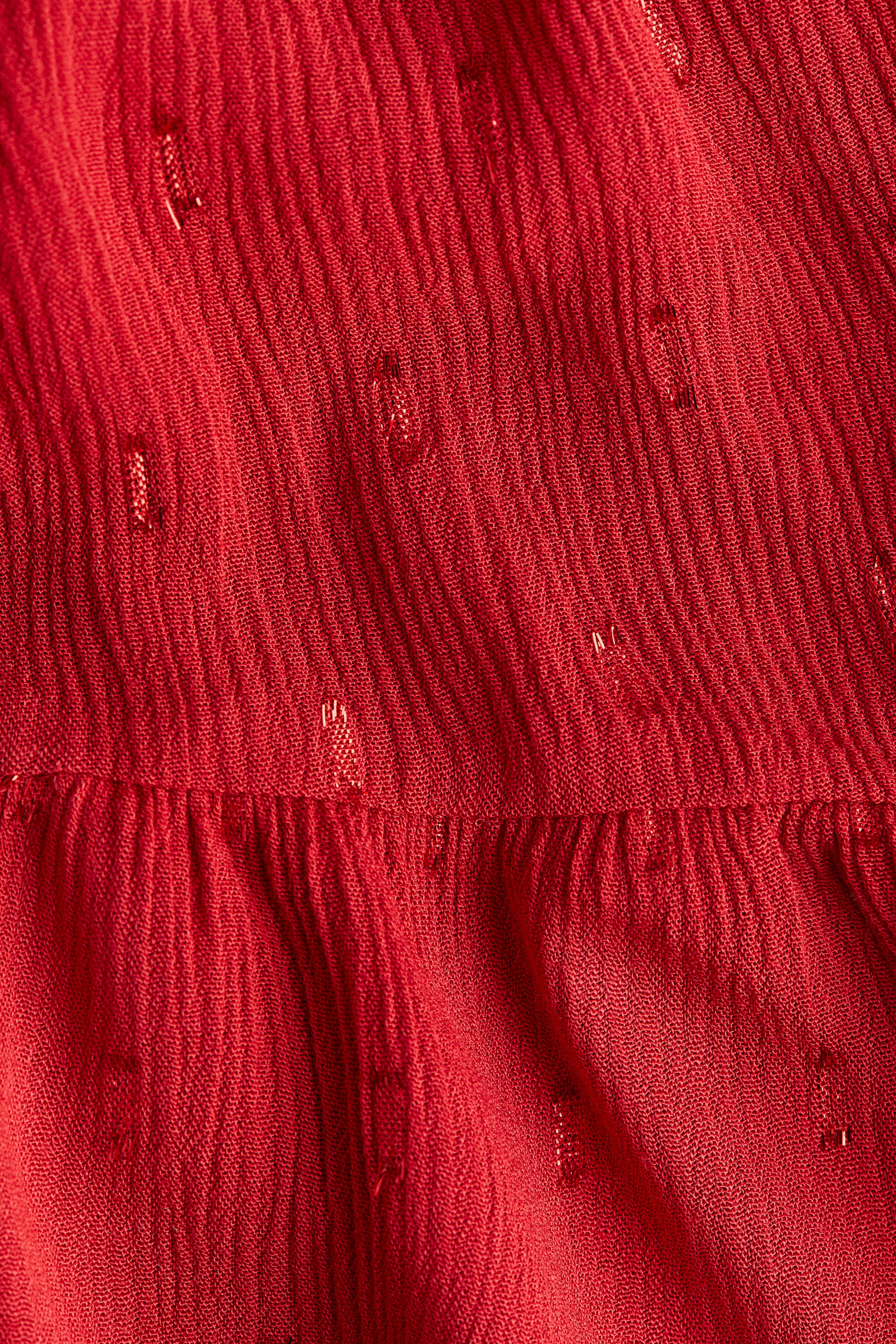 Smocked Flounce Skirt