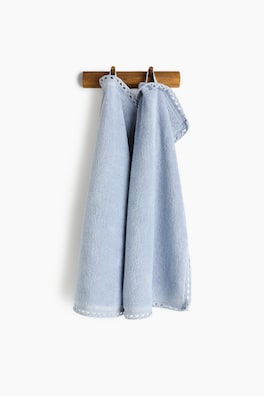 2-pack gästhandduk med broderi