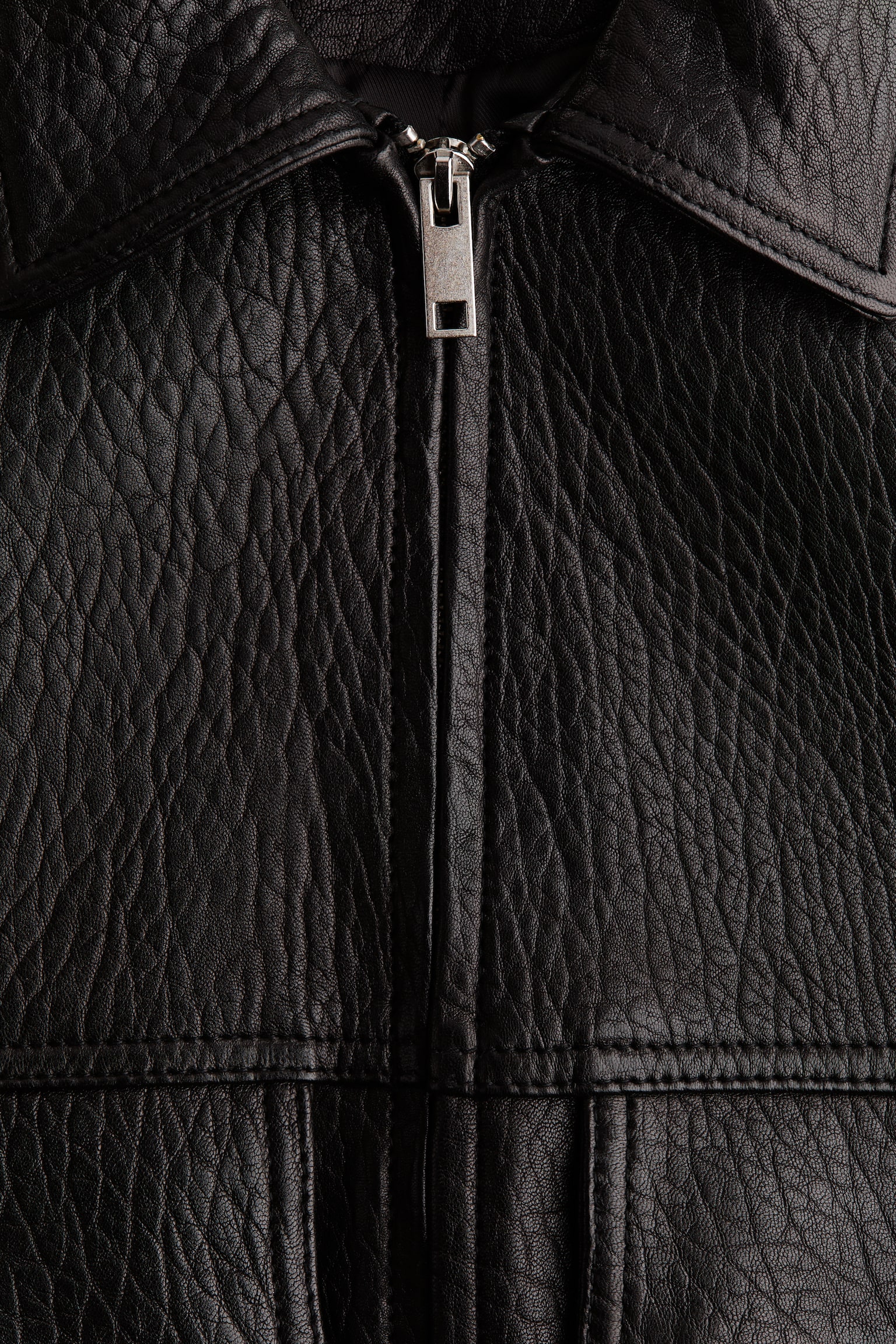 Leather jacket - Black - 7