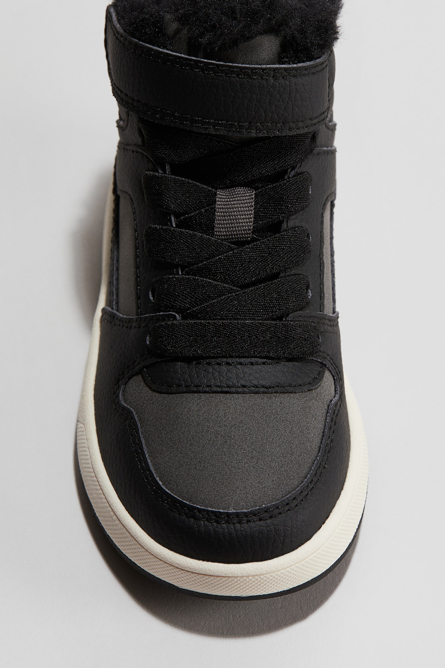 Детские топы H&M Warm-Lined High Tops, цвет: Чёрный — фото 2
