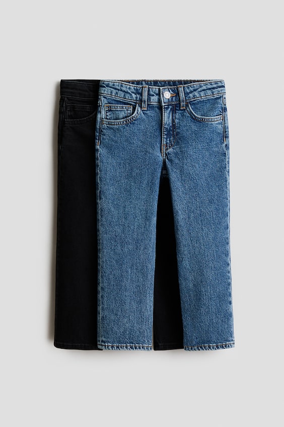 Детские джинсы H&M 2-Pack Relaxed-Fit Jeans