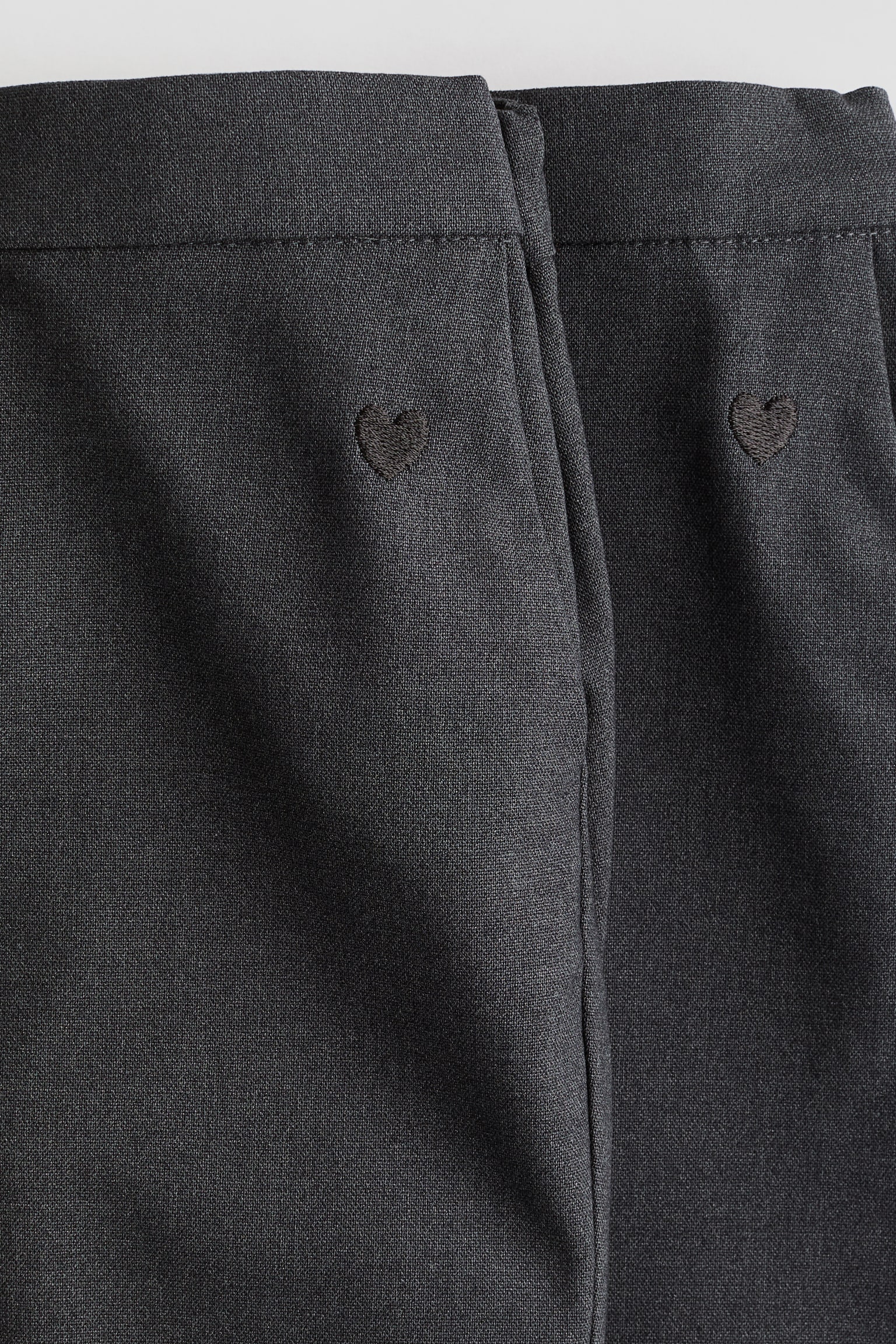 2-pack school shorts - Dark grey - 3