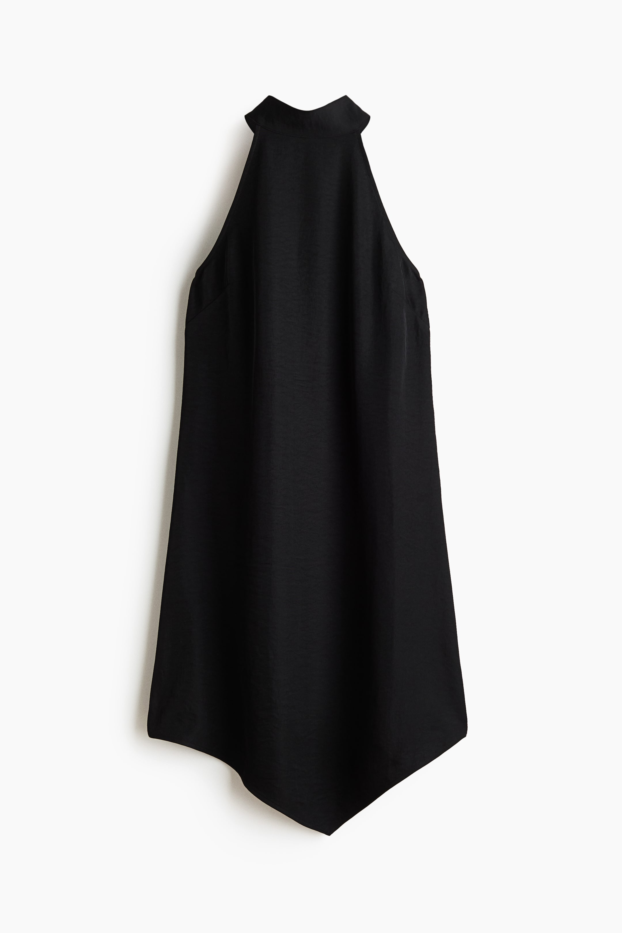 Tie-Detail Handkerchief Dress