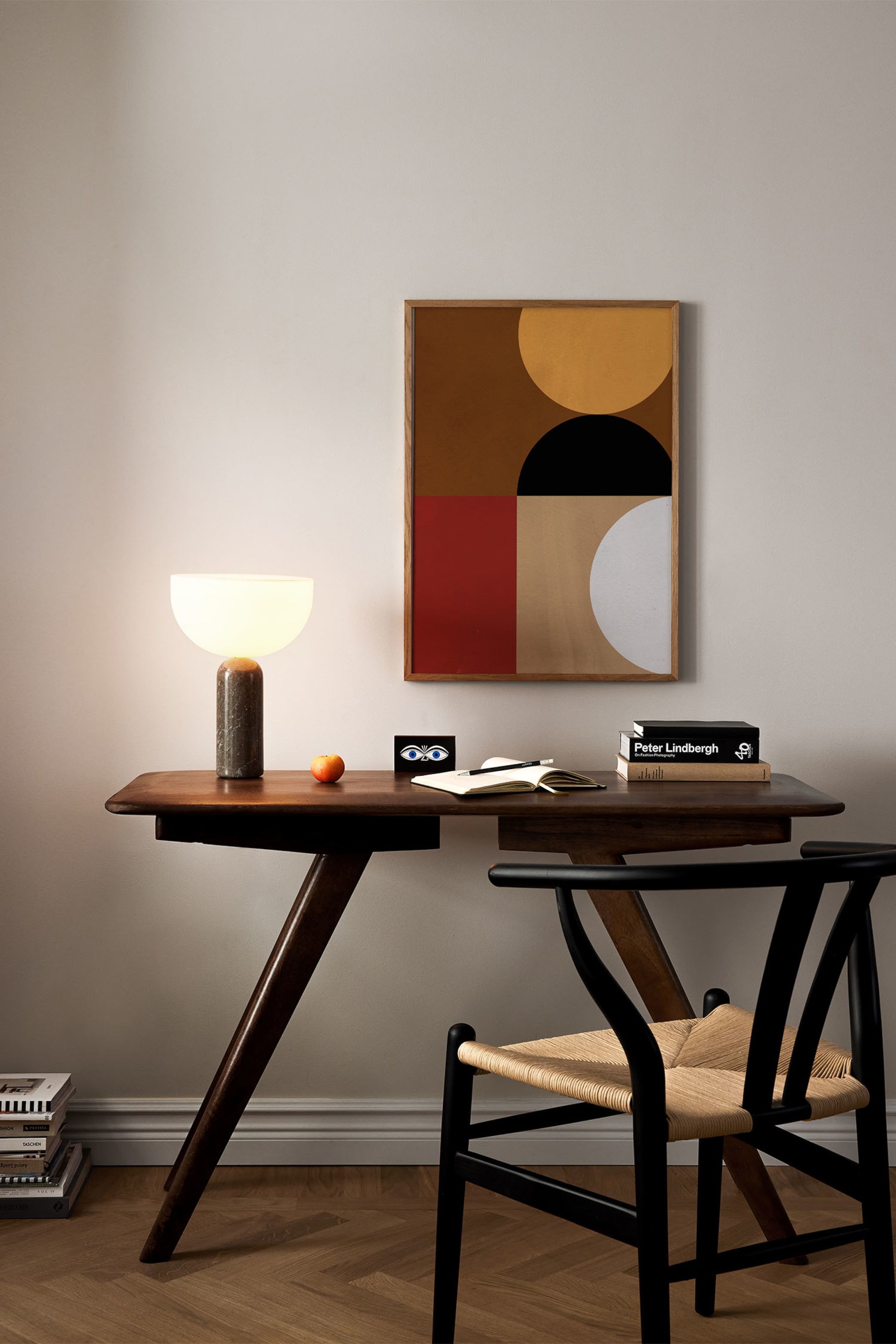 Grotere afbeelding bekijken: Earth Tone Graphics No.2 Poster - Bruin/geel/zwart - Postery - HOME | H&M BE 1