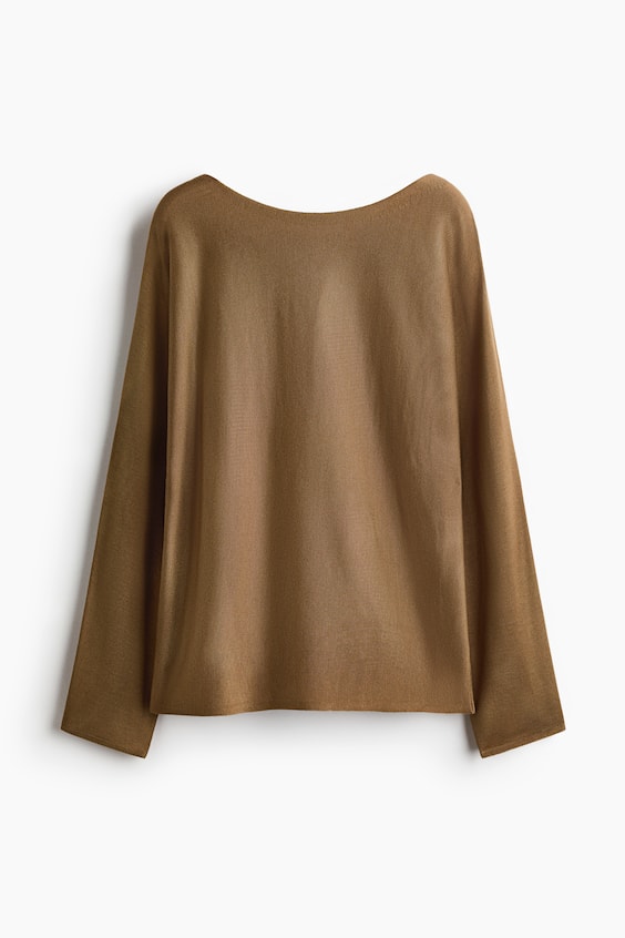 Женские свитеры H&M Boat-Neck Sweater