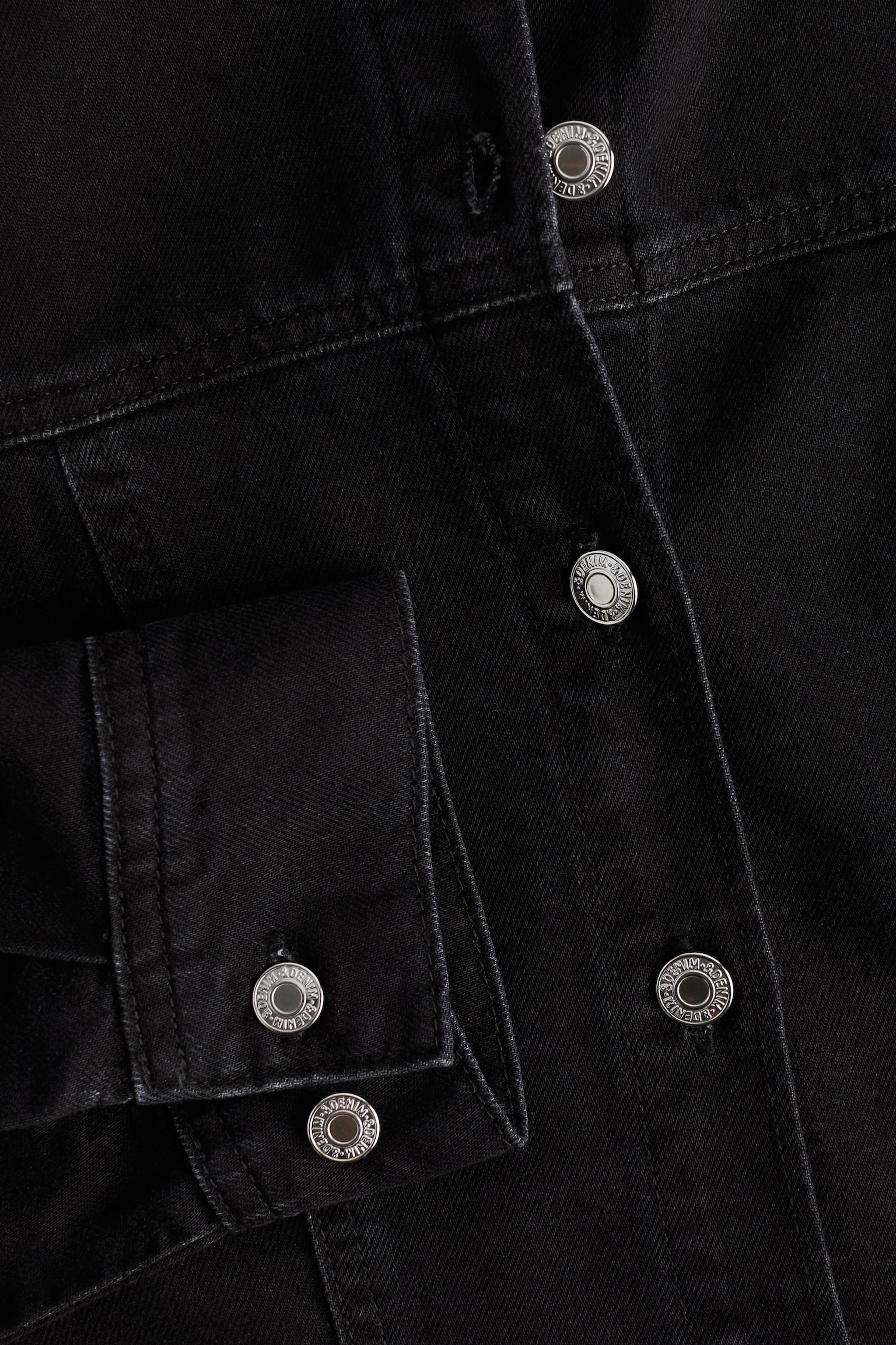 Denim shirt - Black/Denim blue/Dark denim blue/Dark grey - 4